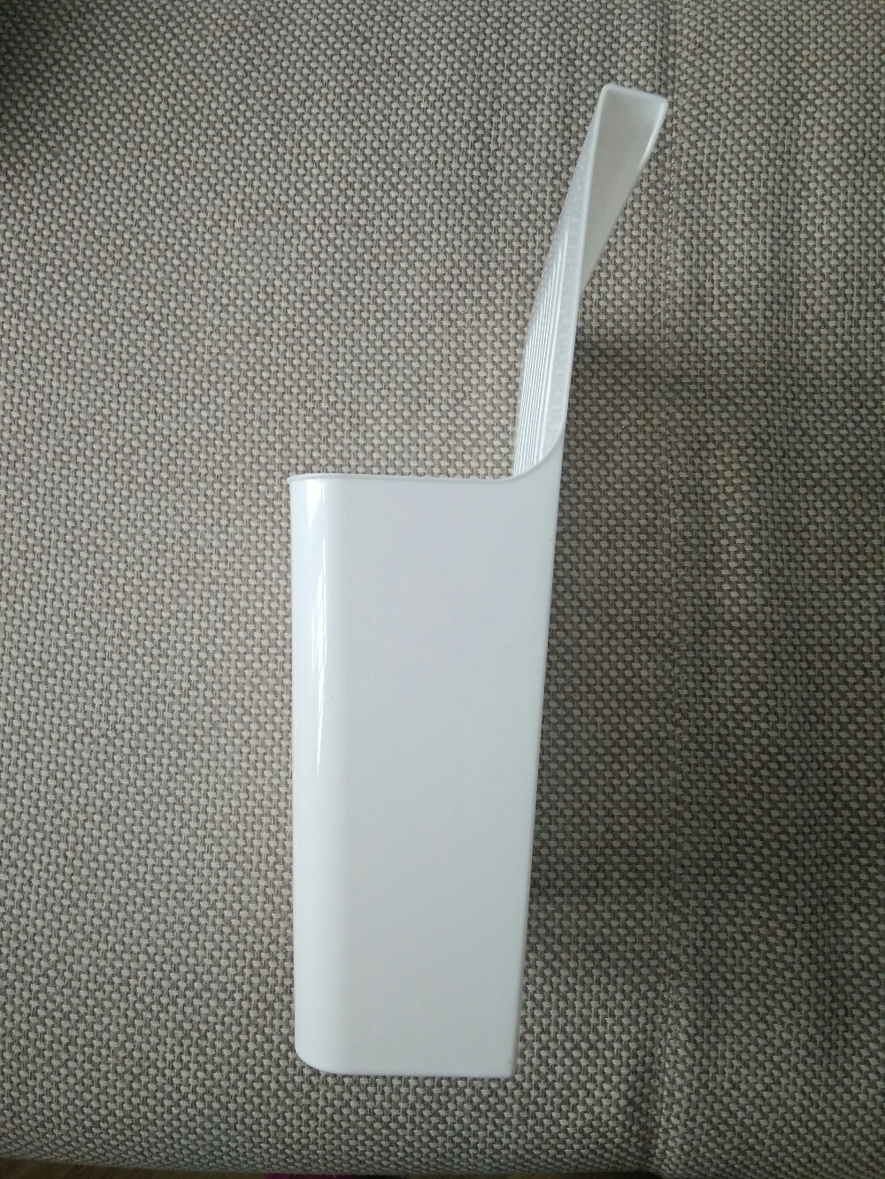 Фотография покупателя товара Корзина для хранения подвесная на дверцу, 25×13×36 см, цвет белый - Фото 9