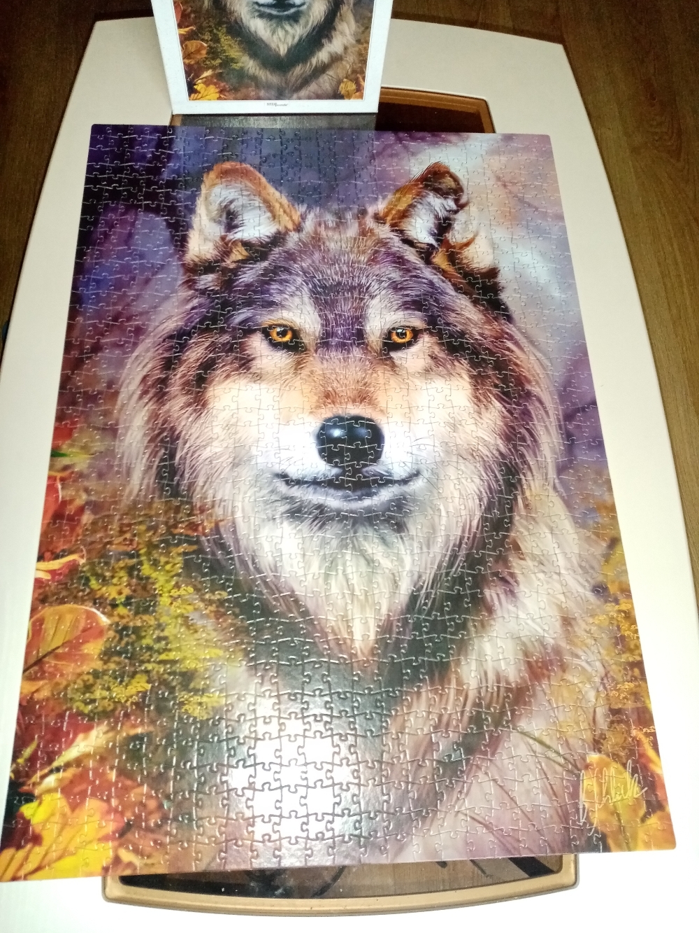 Фотография покупателя товара Пазлы «Бенте Шлик. Волк», 1000 элементов