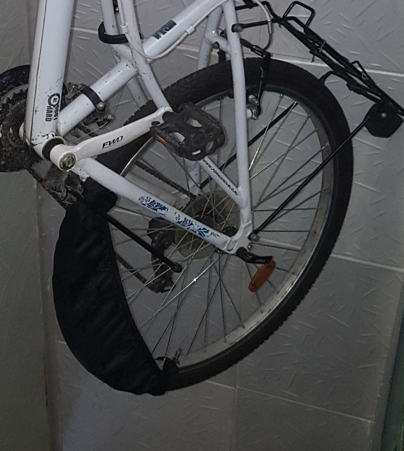 Фотография покупателя товара Чехлы-бахилы Course для велосипедных колёс диаметром 20-28"