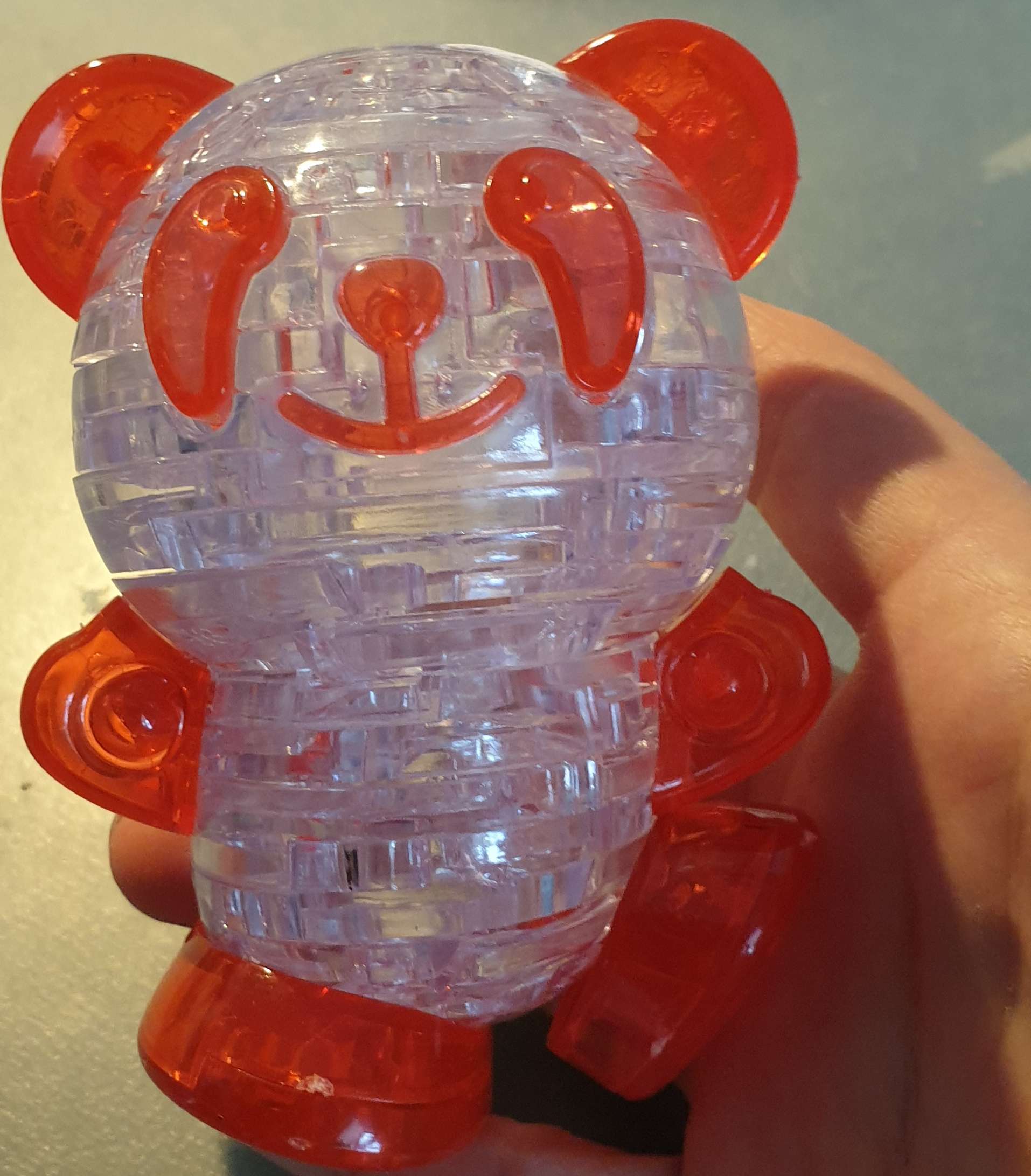 Фотография покупателя товара 3D пазл «Панда», кристаллический, 53 детали, цвета МИКС - Фото 4