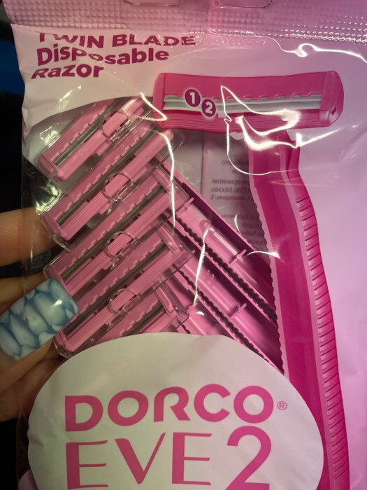 Фотография покупателя товара Станок для бритья одноразовый женский Dorco EVE2 Simple TD, 2 лезвия,5 шт. - Фото 1