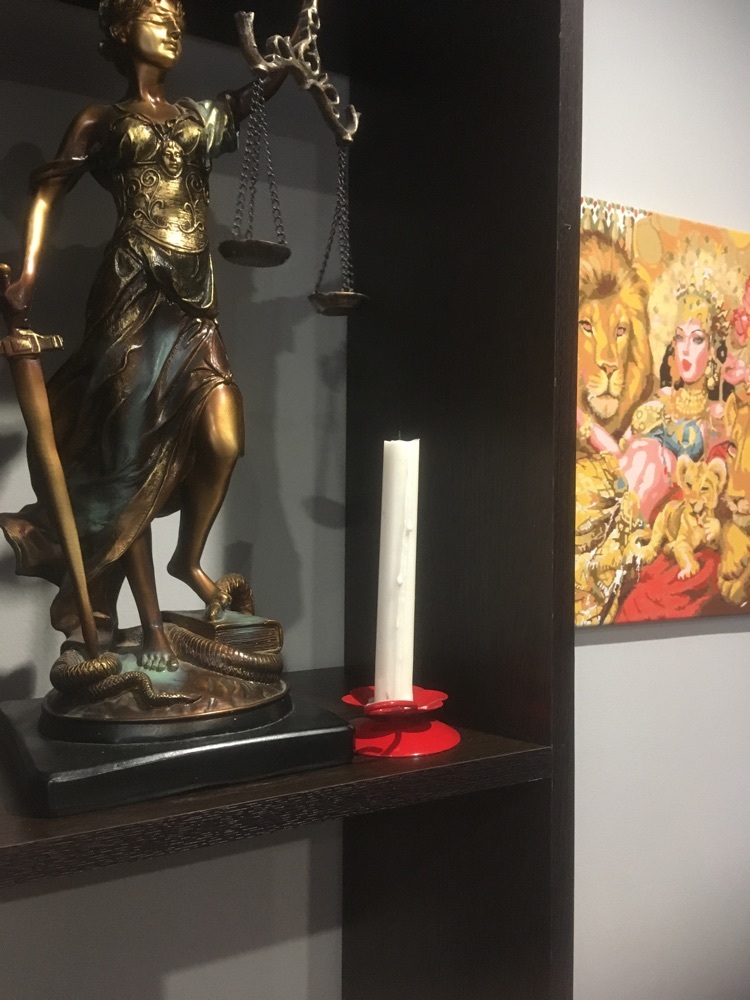 Фотография покупателя товара Подсвечник  "Цветок Н" металл на 1 свечу, 9х3,5 см, красный - Фото 1