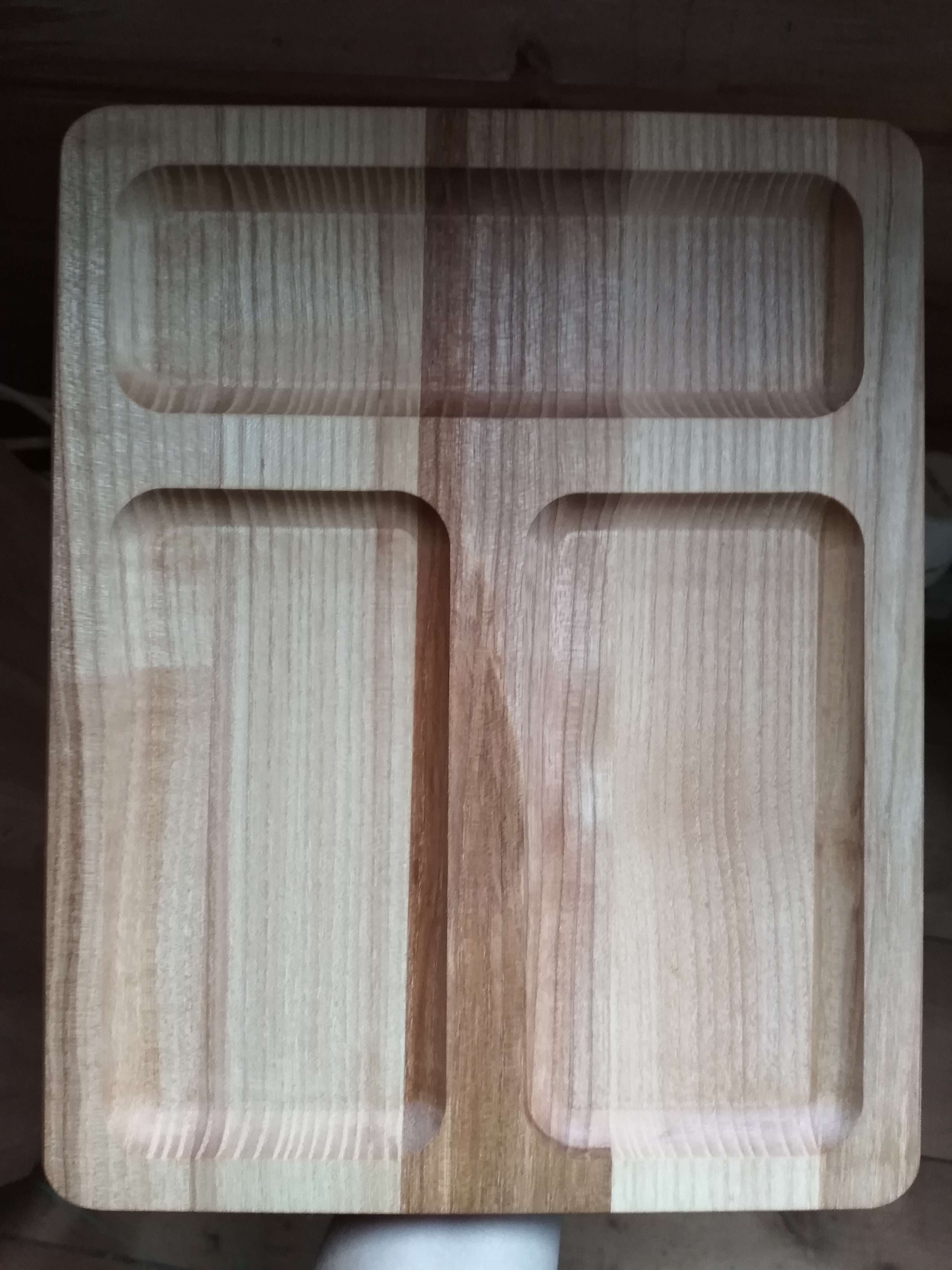 Фотография покупателя товара Менажница деревянная, с разделочной доской, "Бавария", 35х25 см, массив ясеня - Фото 4