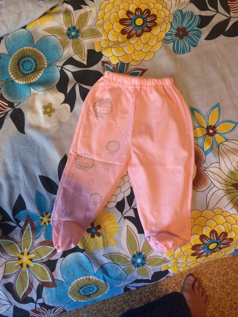 Фотография покупателя товара Ползунки для девочки, цвет розовый, рост 62 см - Фото 2