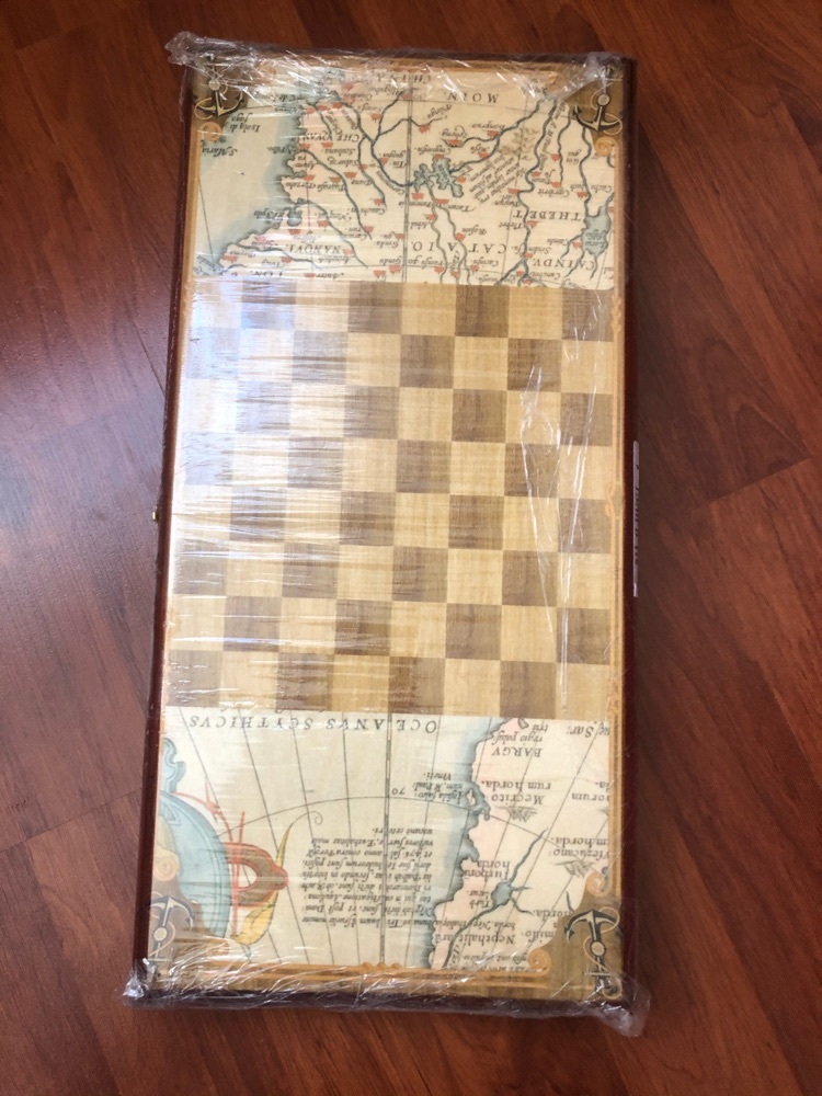 Фотография покупателя товара Нарды "Морские", деревянная доска 40 х 40 см, с полем для игры в шашки - Фото 11