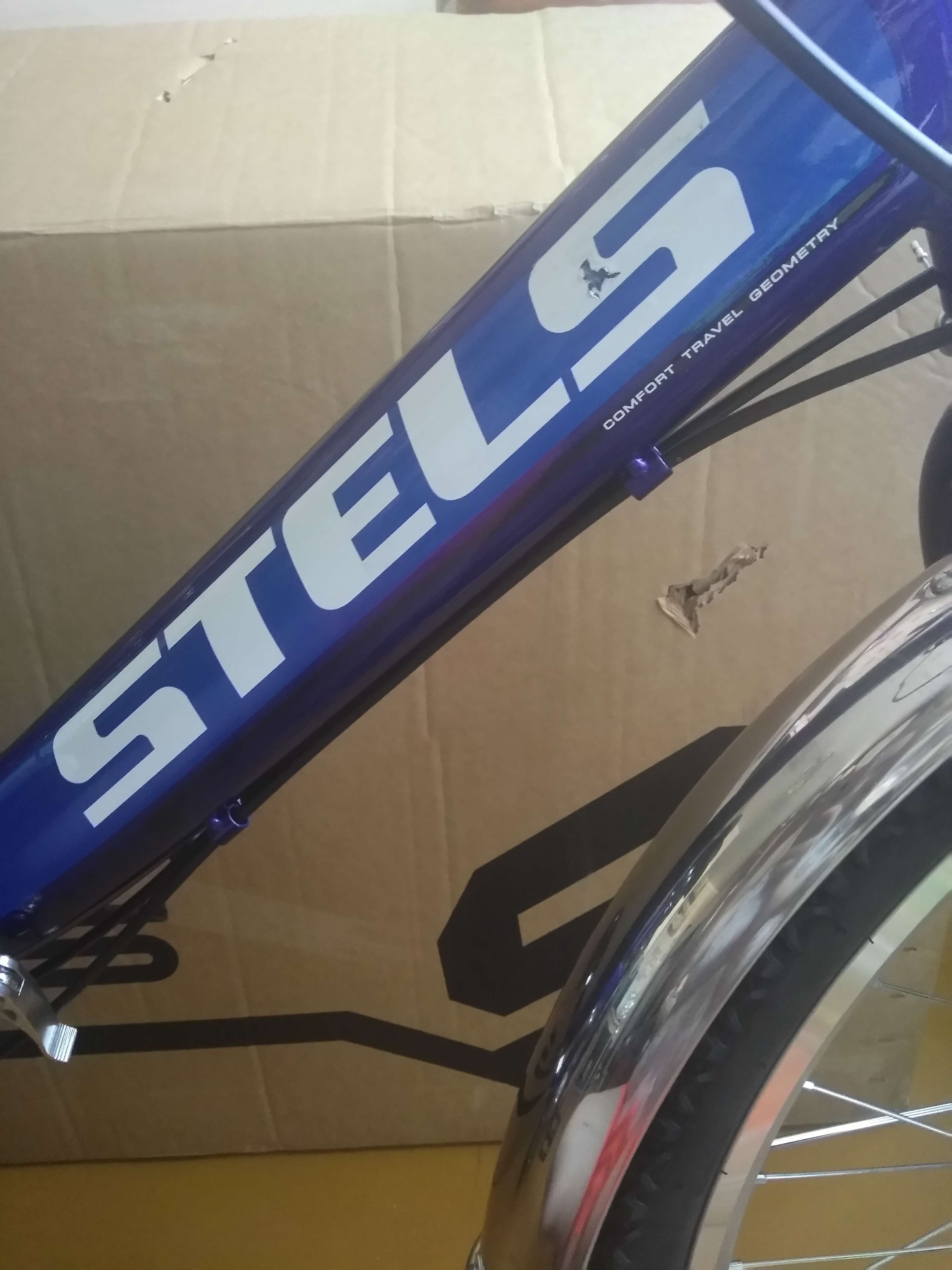 Фотография покупателя товара Велосипед 24" Stels Pilot-750, Z010, цвет синий, размер 14" - Фото 2