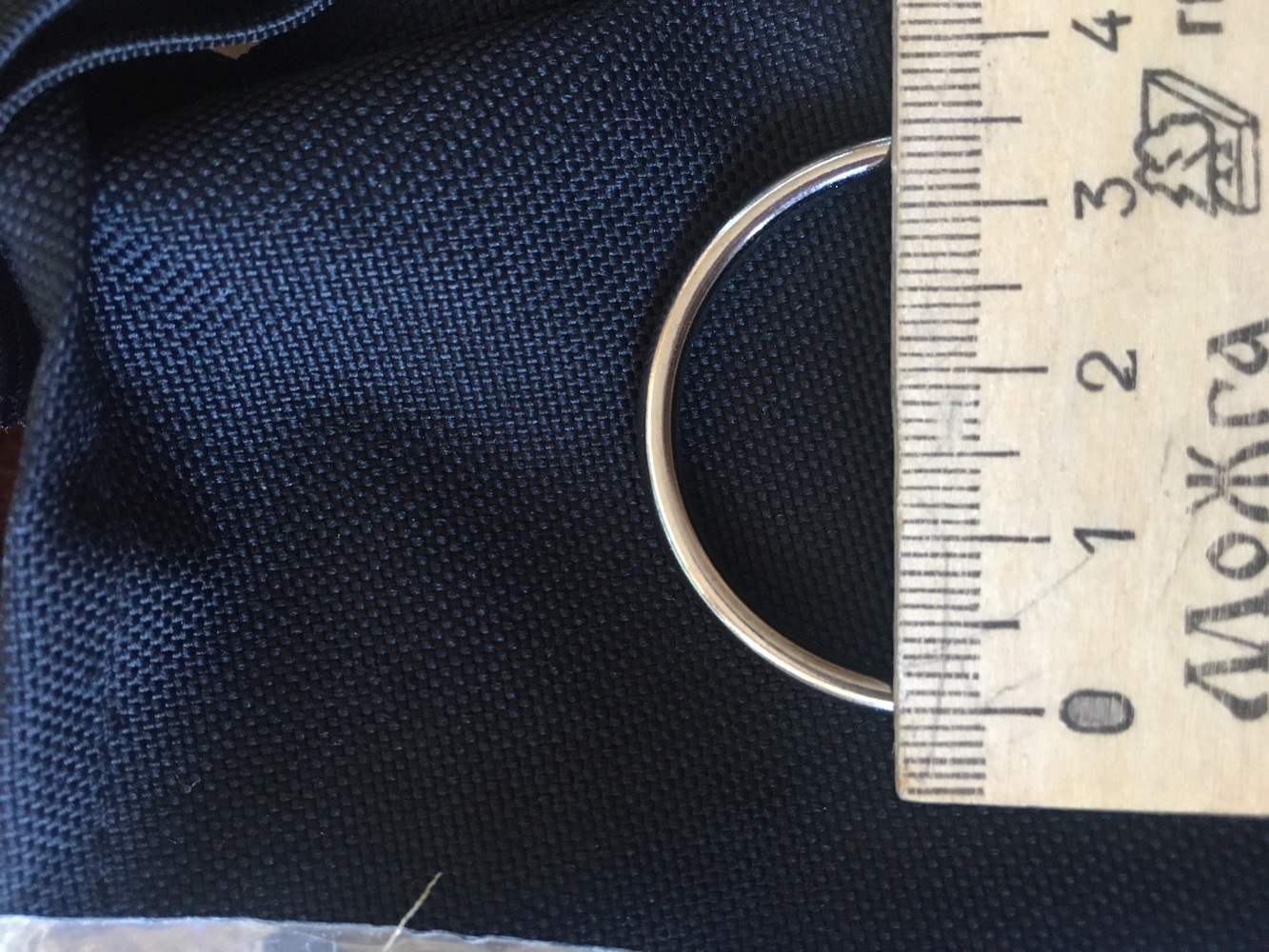 Фотография покупателя товара Кольца для сумок, d = 32 мм, толщина - 3 мм, 10 шт, цвет серебряный