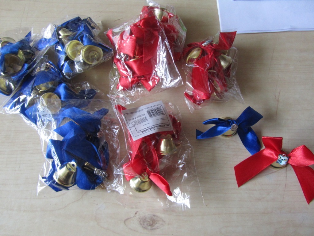 Фотография покупателя товара Колокольчик «Сова», синий, d=2,6 см - Фото 1
