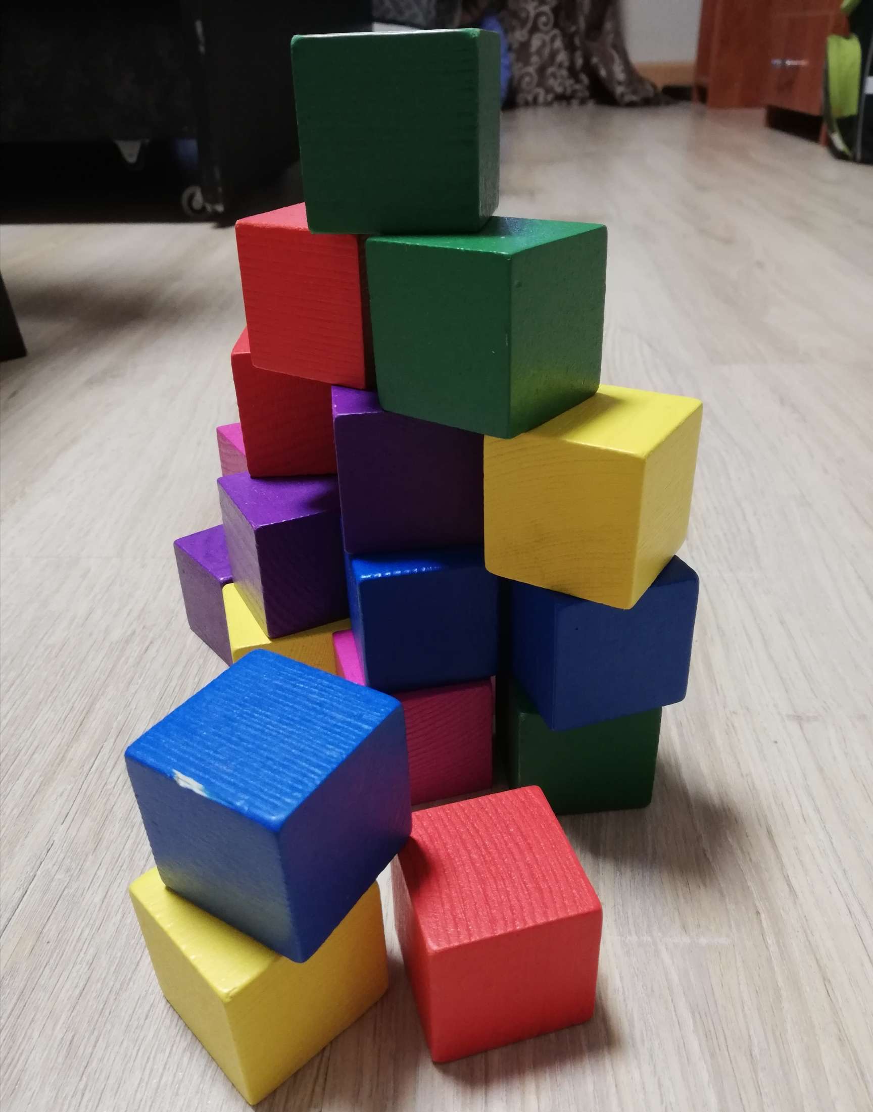 Фотография покупателя товара Кубики «Цветные» 20 элементов - Фото 14