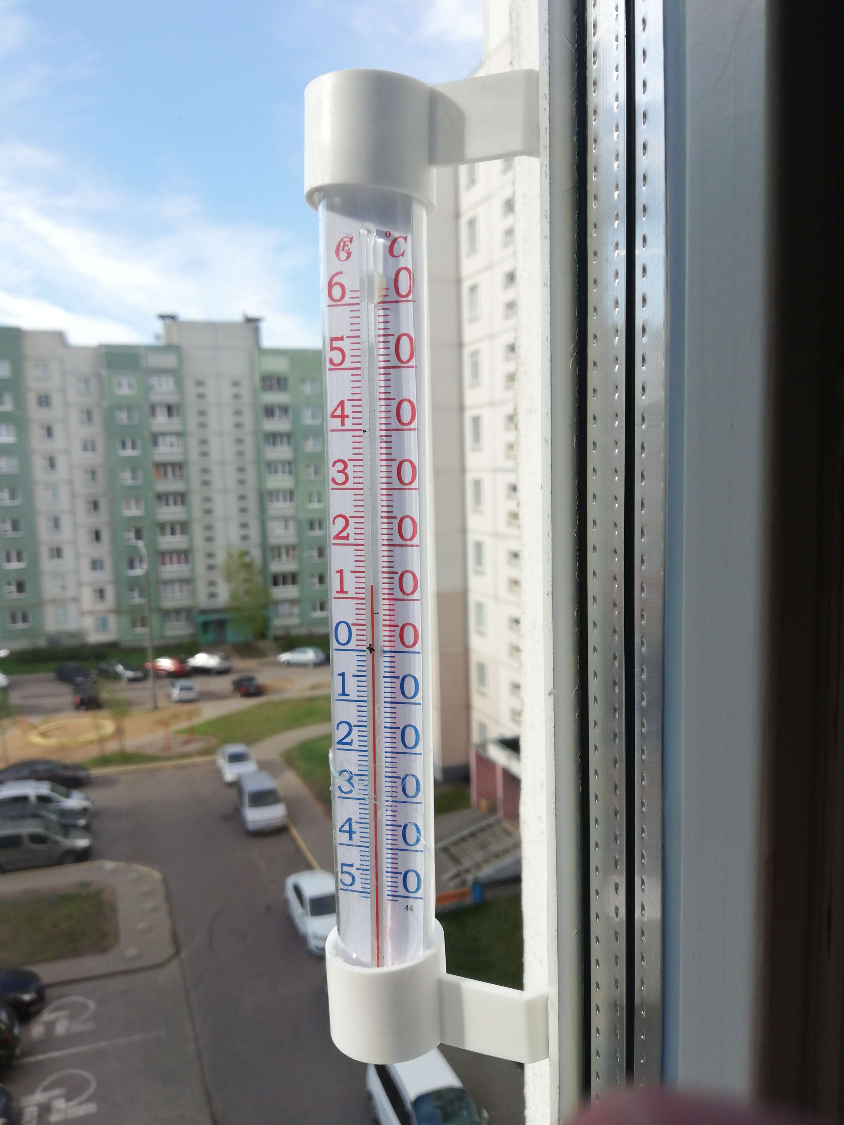 Фотография покупателя товара Термометр уличный, на окно, на гвоздике, от -50°С до +60°С, 21 х 6.5 см - Фото 9