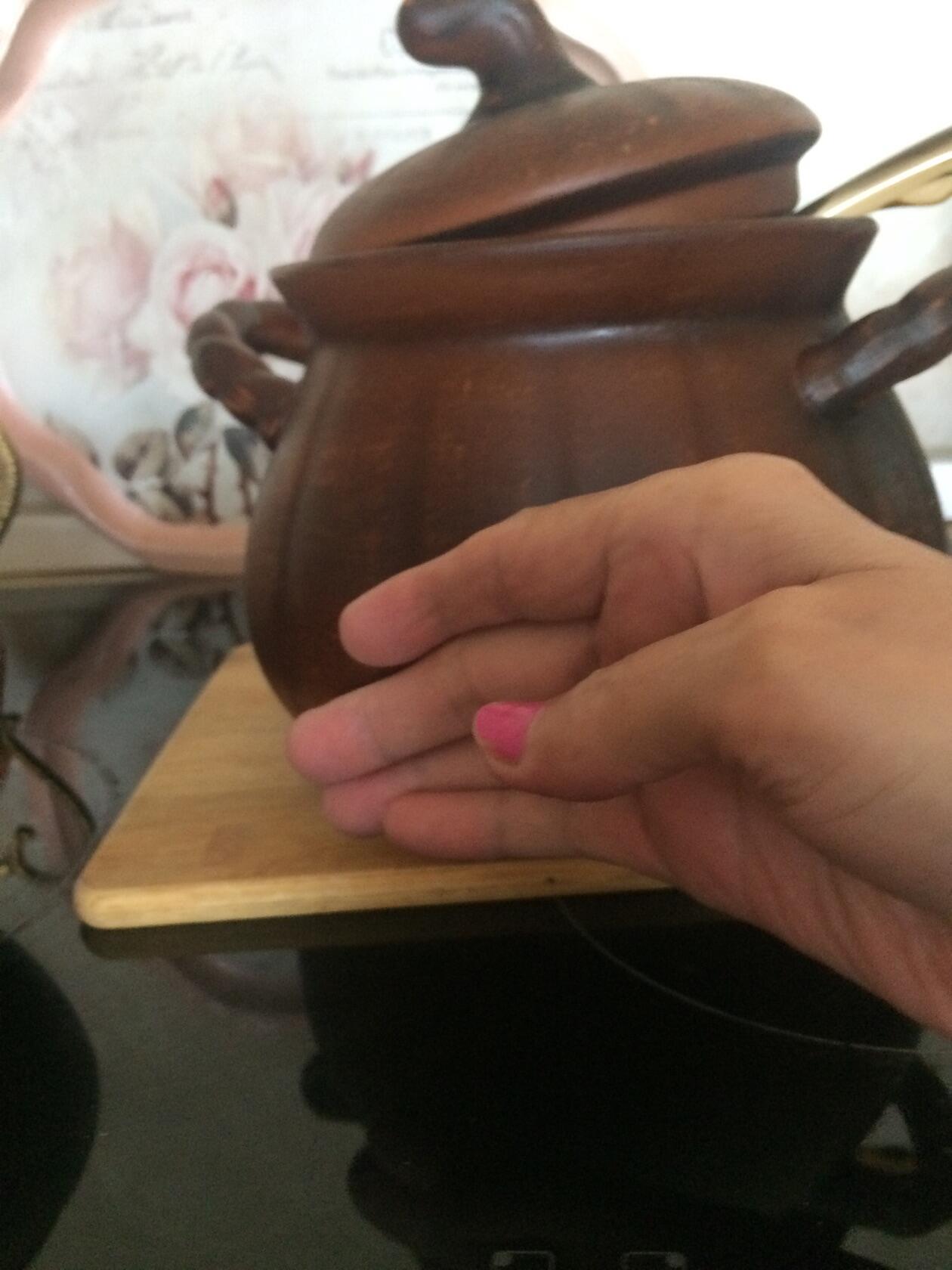 Фотография покупателя товара Горшок духовой с крышкой "Тыква", красная глина, 2.5 л - Фото 2