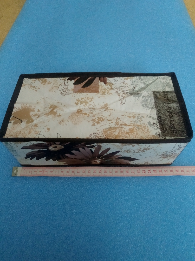 Фотография покупателя товара Бокс для подвесных кофров «Астра», 28×14×10 см, цвет коричневый - Фото 3