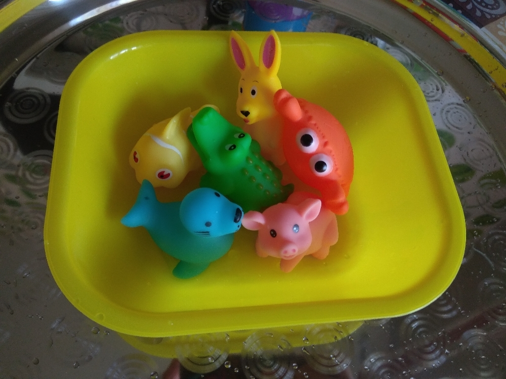 Фотография покупателя товара Набор для игры в ванне «Морские приключения», 7 предметов, цвета МИКС - Фото 1