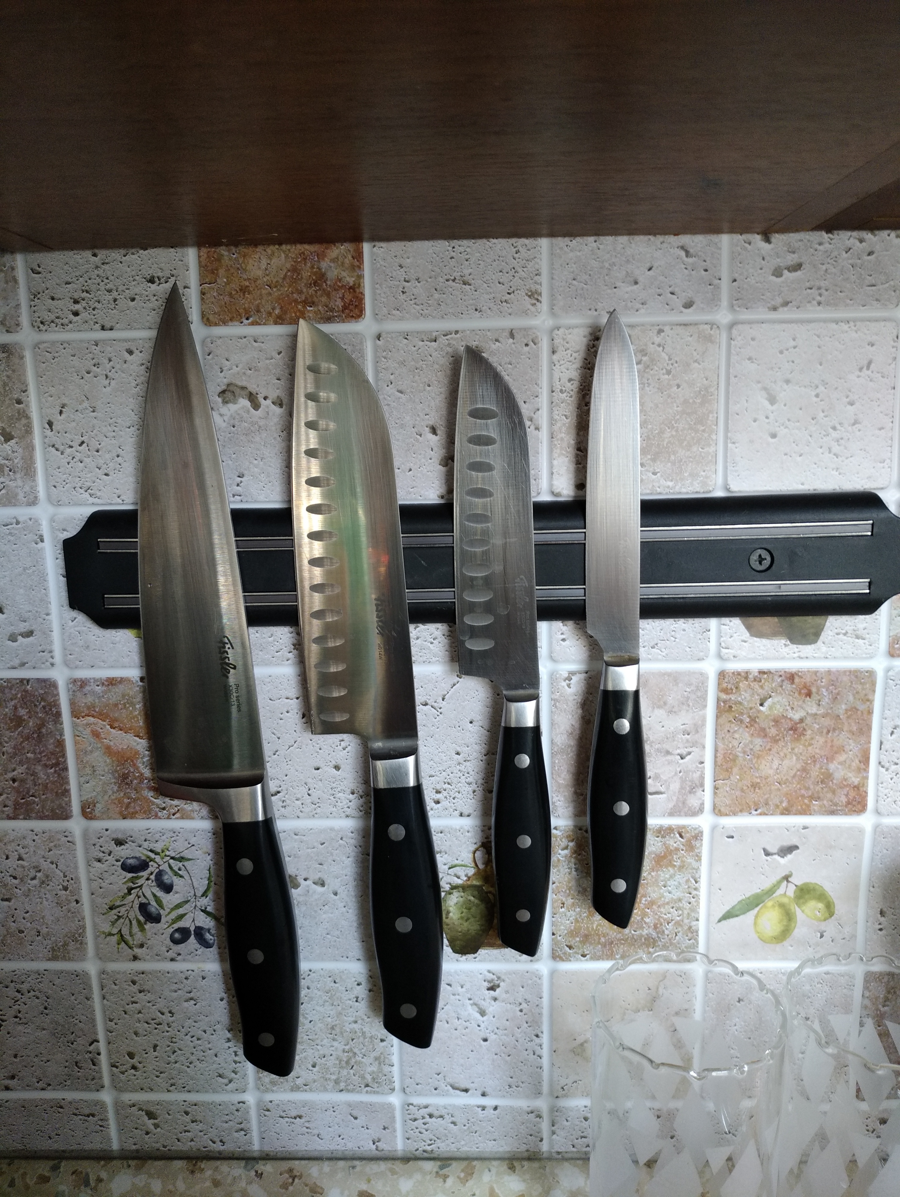 Фотография покупателя товара Держатель для ножей магнитный Доляна, 33 см - Фото 19