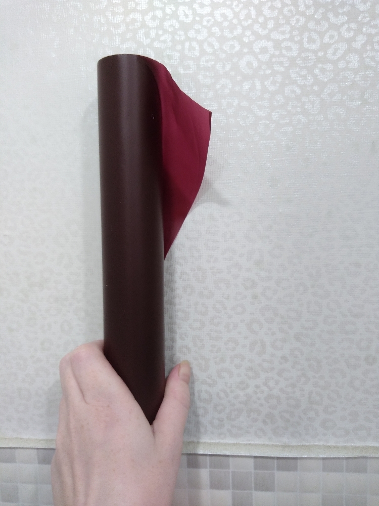 Фотография покупателя товара Пленка для цветов матовая "Нуар", шоколадный, 0,5 х 10 ми