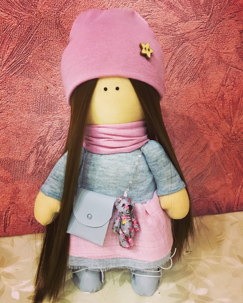 Фотография покупателя товара Набор для шитья. Интерьерная кукла «Хэлли», 30 см - Фото 7