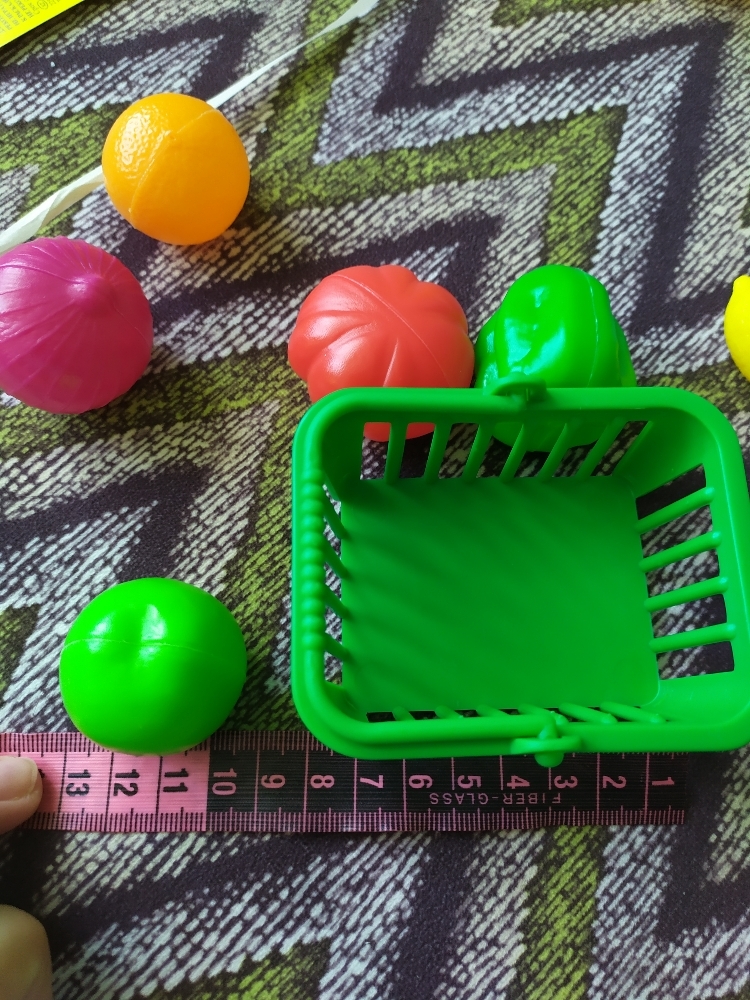 Фотография покупателя товара Игровой набор продуктов №13 с корзинкой, 7 предметов - Фото 1
