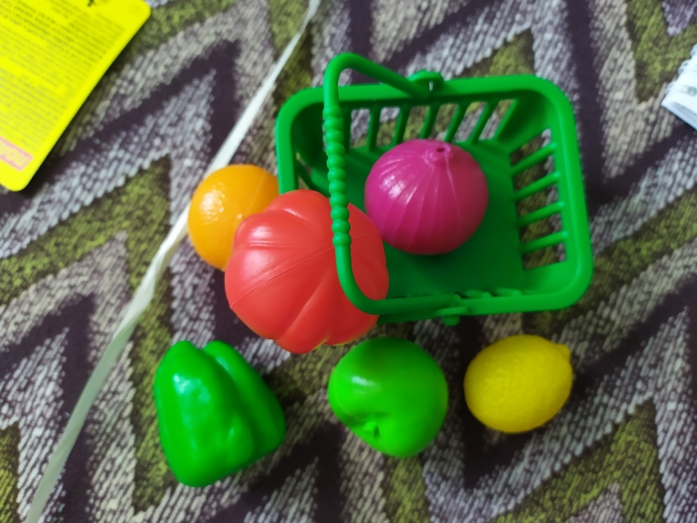 Фотография покупателя товара Игровой набор продуктов №13 с корзинкой, 7 предметов