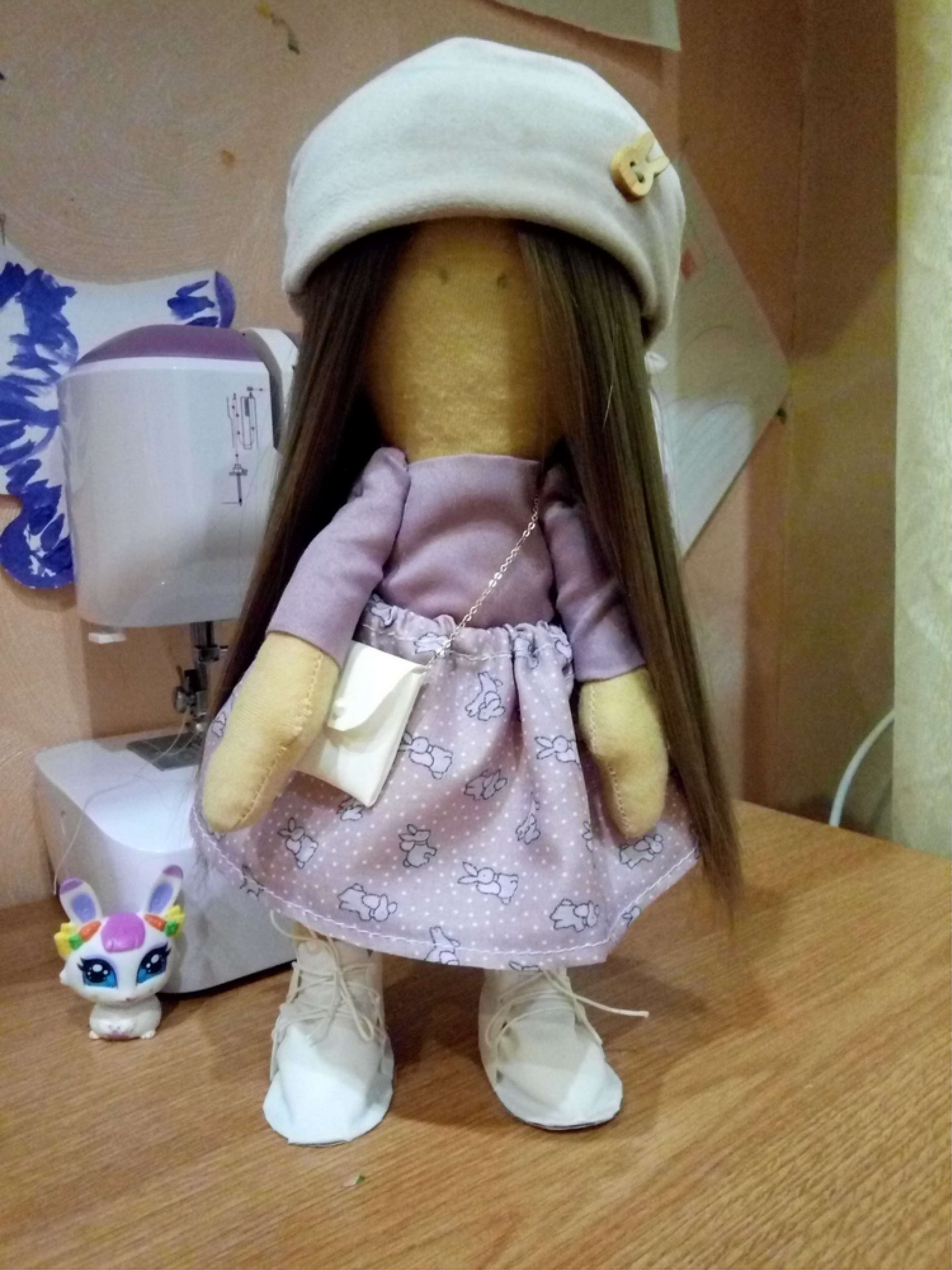 Фотография покупателя товара Набор для шитья. Интерьерная кукла «Плюм», 30 см