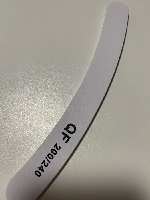 Фотография покупателя товара Пилка для ногтей, бумеранг, 180/240 грит, 18 см, серая - Фото 10