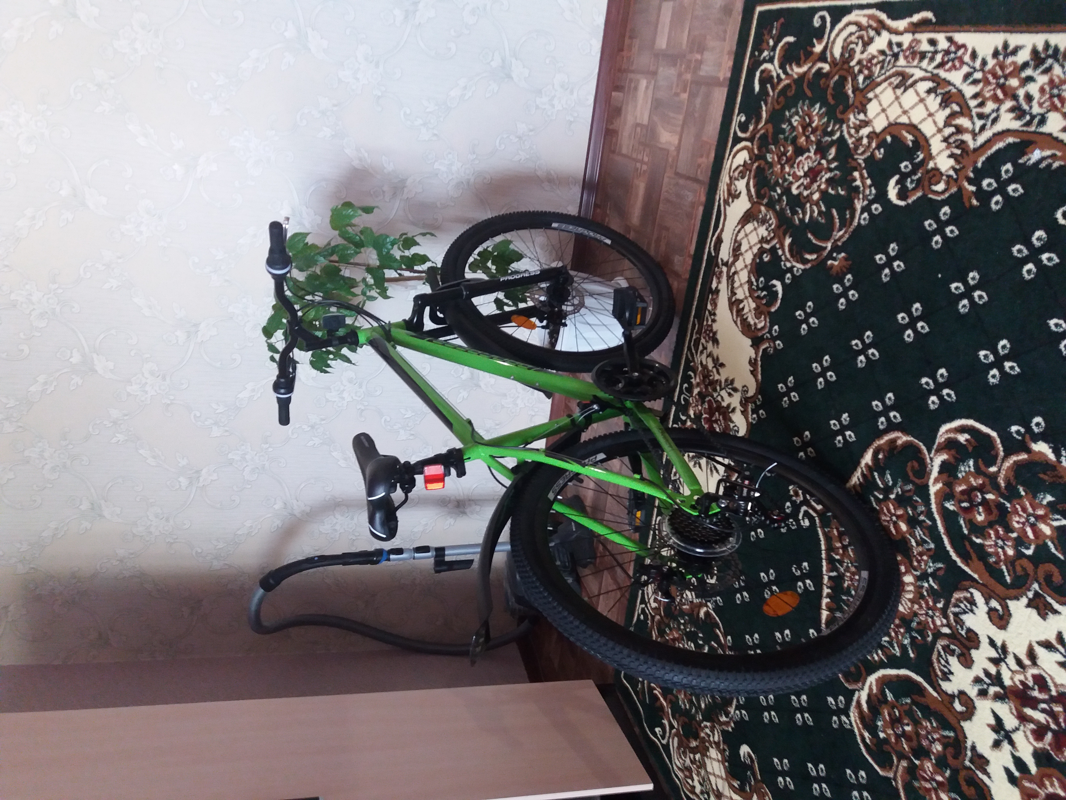 Фотография покупателя товара Велосипед 26" Progress модель Advance Disc RUS, цвет зеленый, размер рамы 19" - Фото 2
