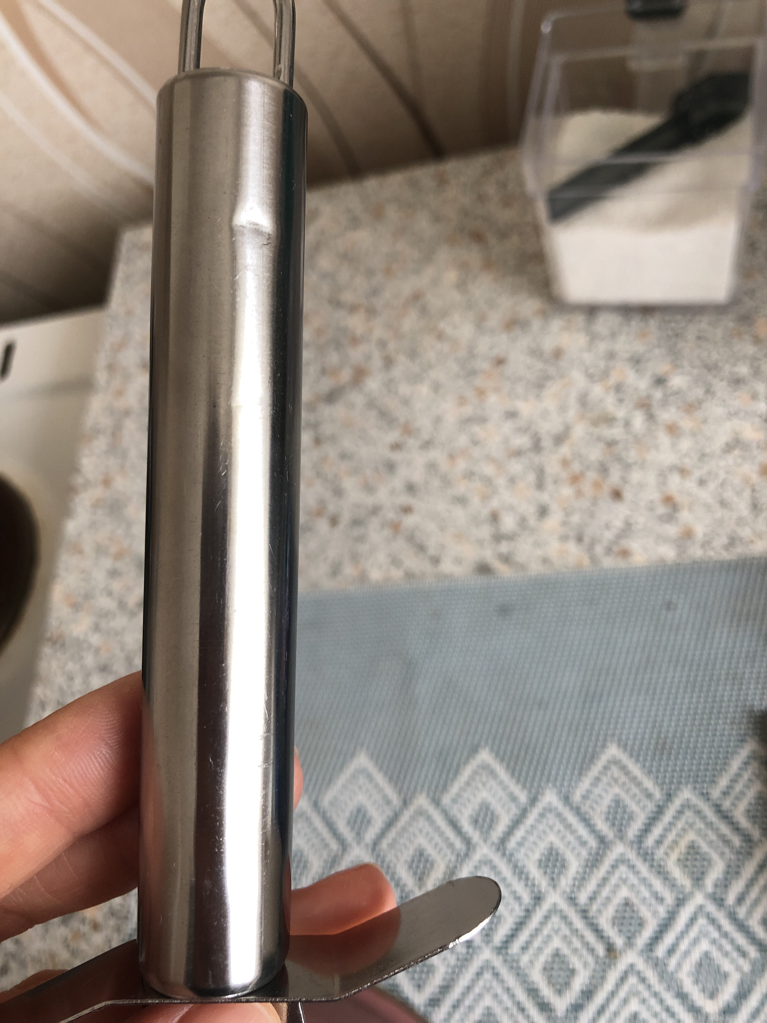 Фотография покупателя товара Нож для теста и пиццы Доляна «Металлик», 19,5 см, цвет серебряный