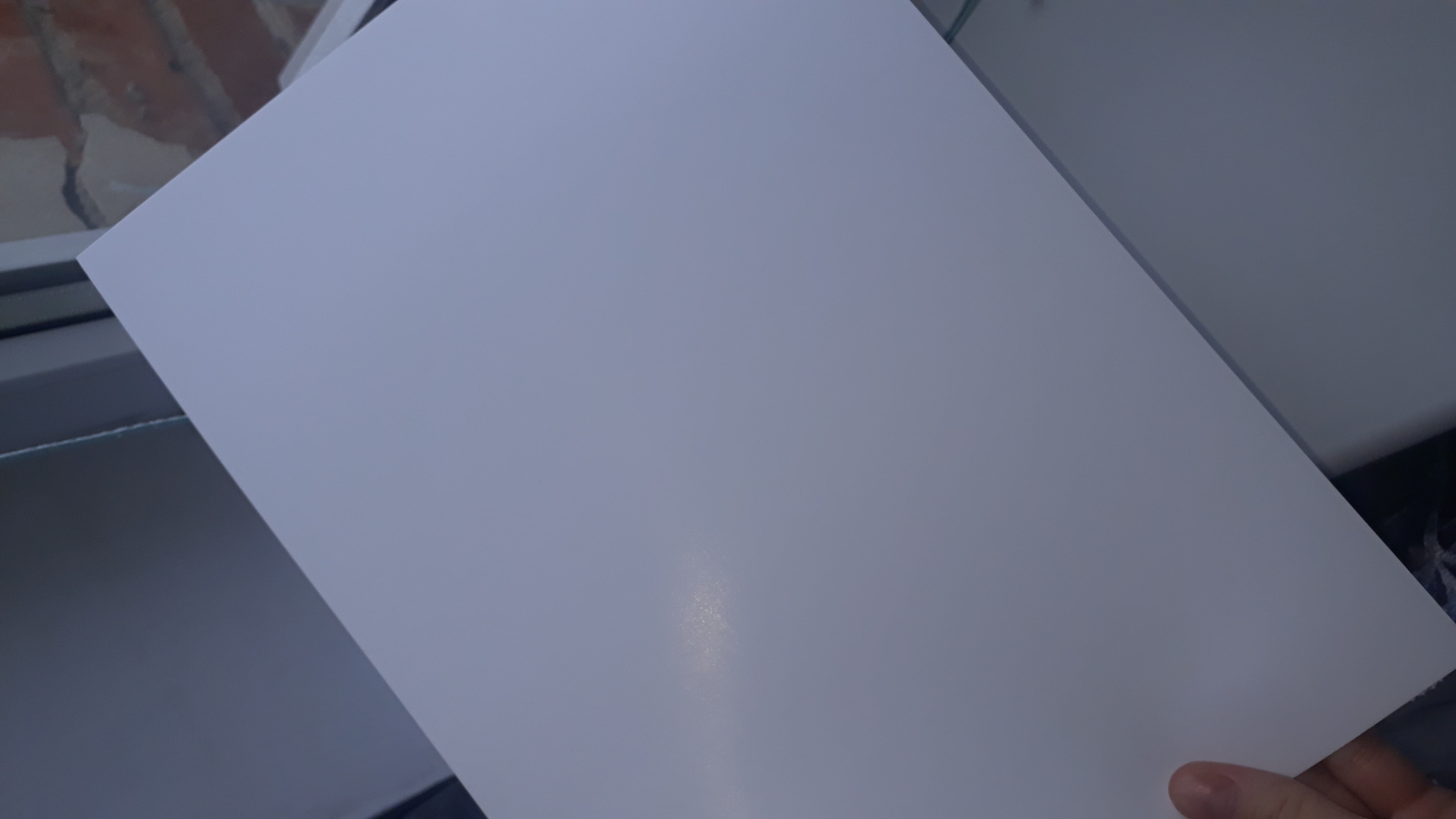Фотография покупателя товара Картон белый А4, 215 г/м2, мелованный, 100% целлюлоза /Финляндия/