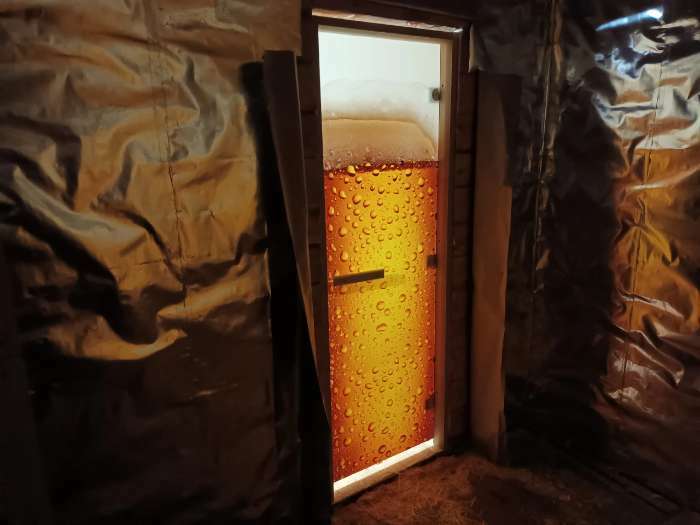Фотография покупателя товара Дверь с фотопечатью, стекло 8 мм, размер коробки 190 × 70 см, левая, цвет А014 - Фото 1