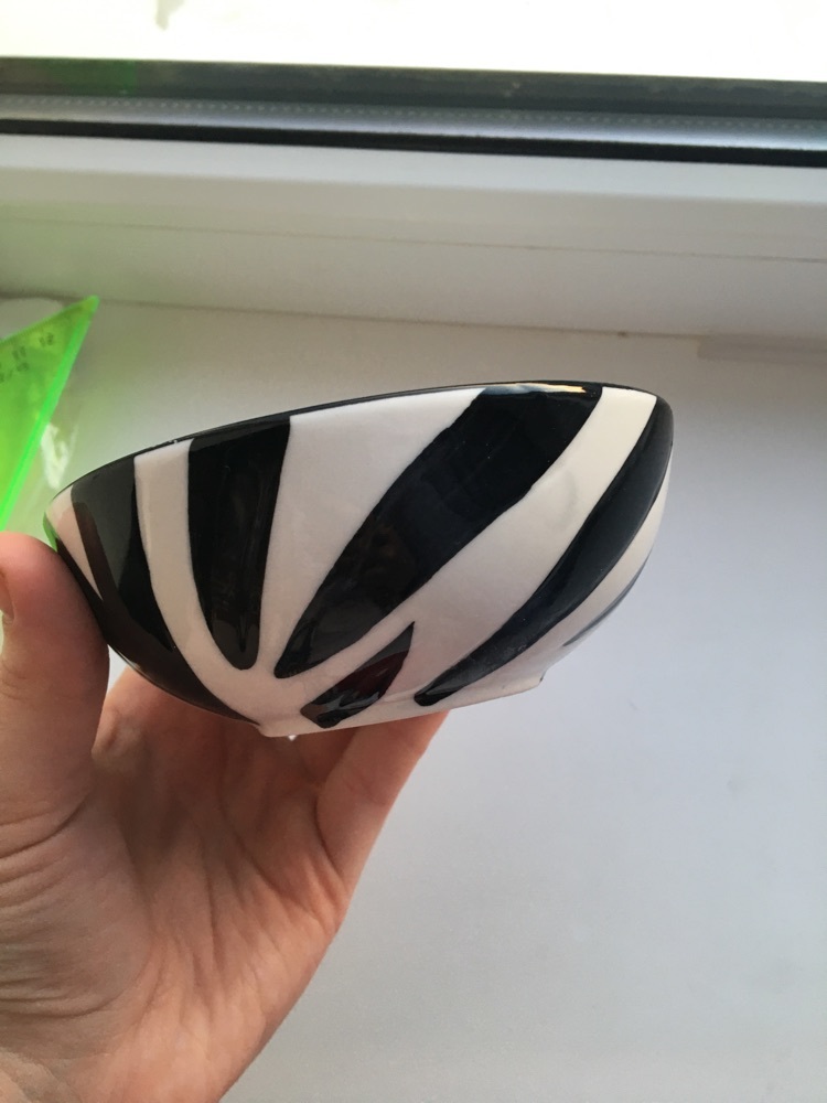 Фотография покупателя товара Миска керамическая «Зебра», 300 мл, d=12 см - Фото 5