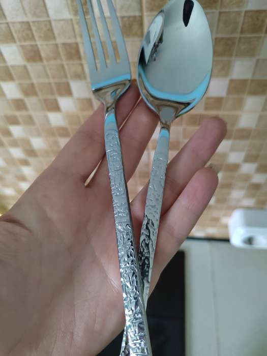 Фотография покупателя товара Вилка столовая Magistro «Олин», h=21 см, нержавеющая сталь, серебристая - Фото 1