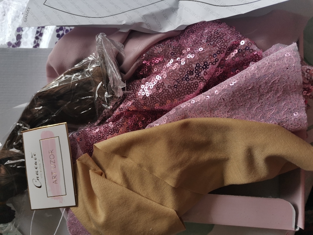 Фотография покупателя товара Набор для шитья. Интерьерная кукла «Брайт», 30 см - Фото 2