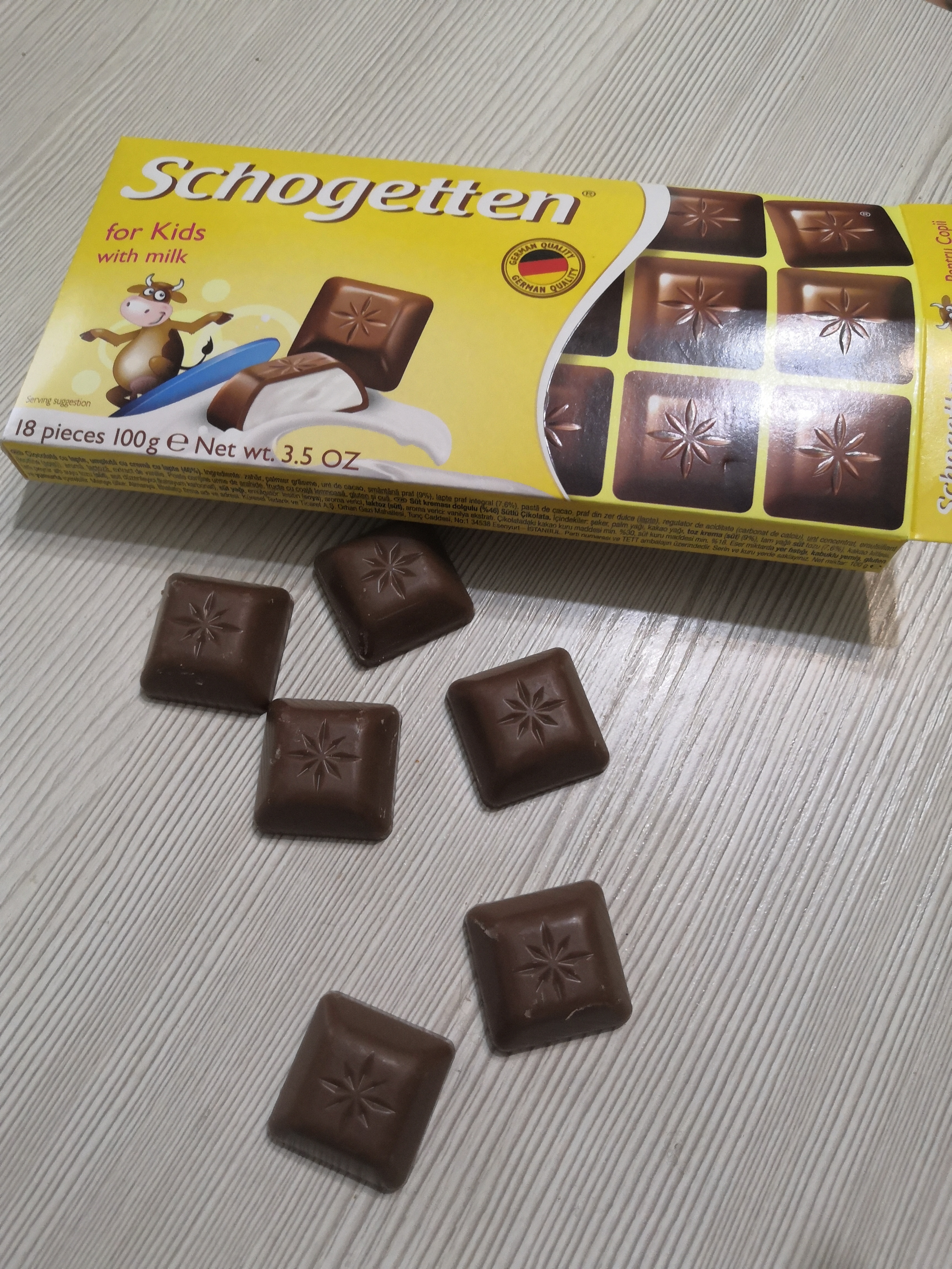 Фотография покупателя товара Шоколад Schogetten For Kids 100 г - Фото 2