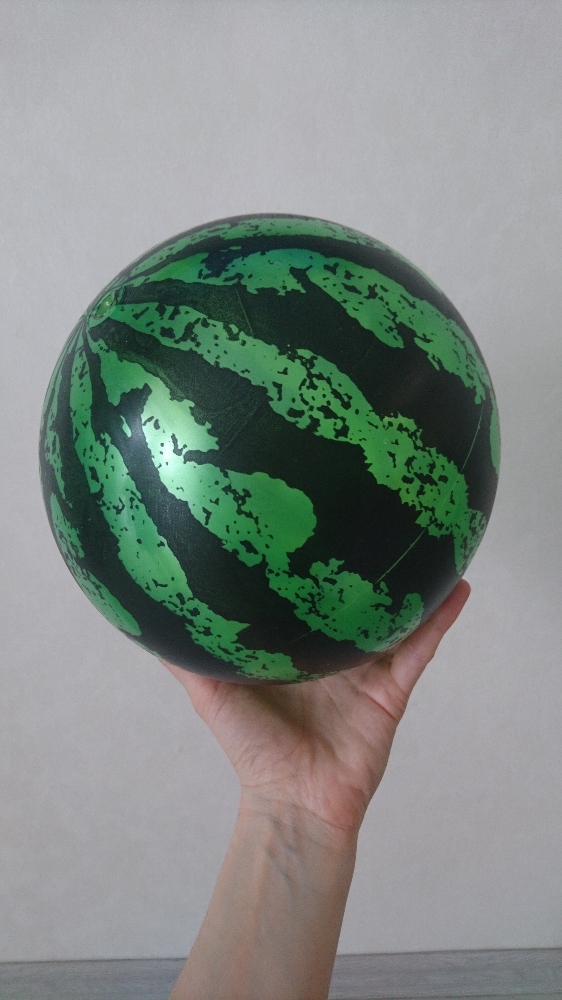 Фотография покупателя товара Мяч детский «Арбуз», d=22 см, 60 г - Фото 7
