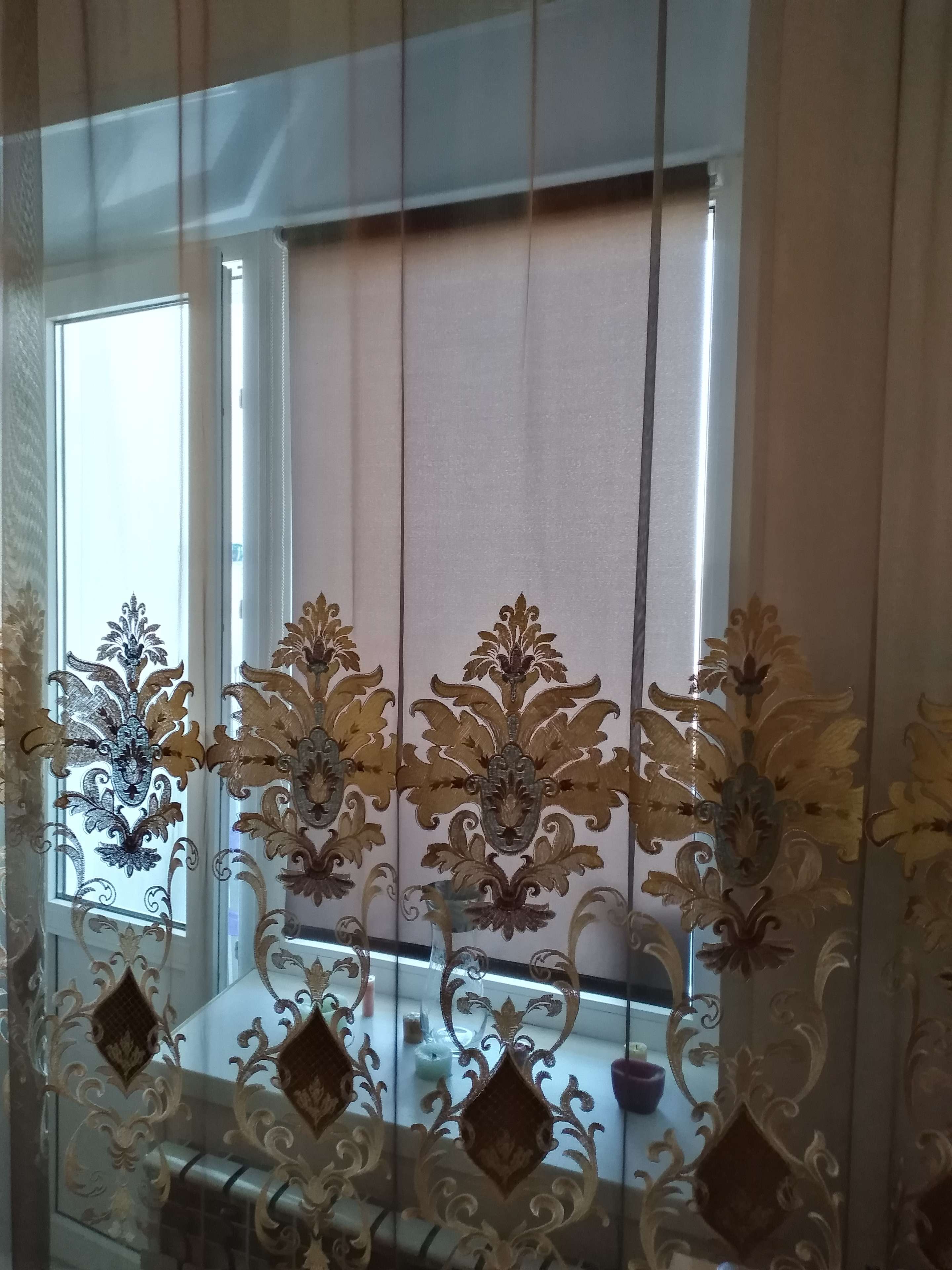 Фотография покупателя товара Рулонная штора «Комфортиссимо», 55х160 см, цвет шоколадный - Фото 5