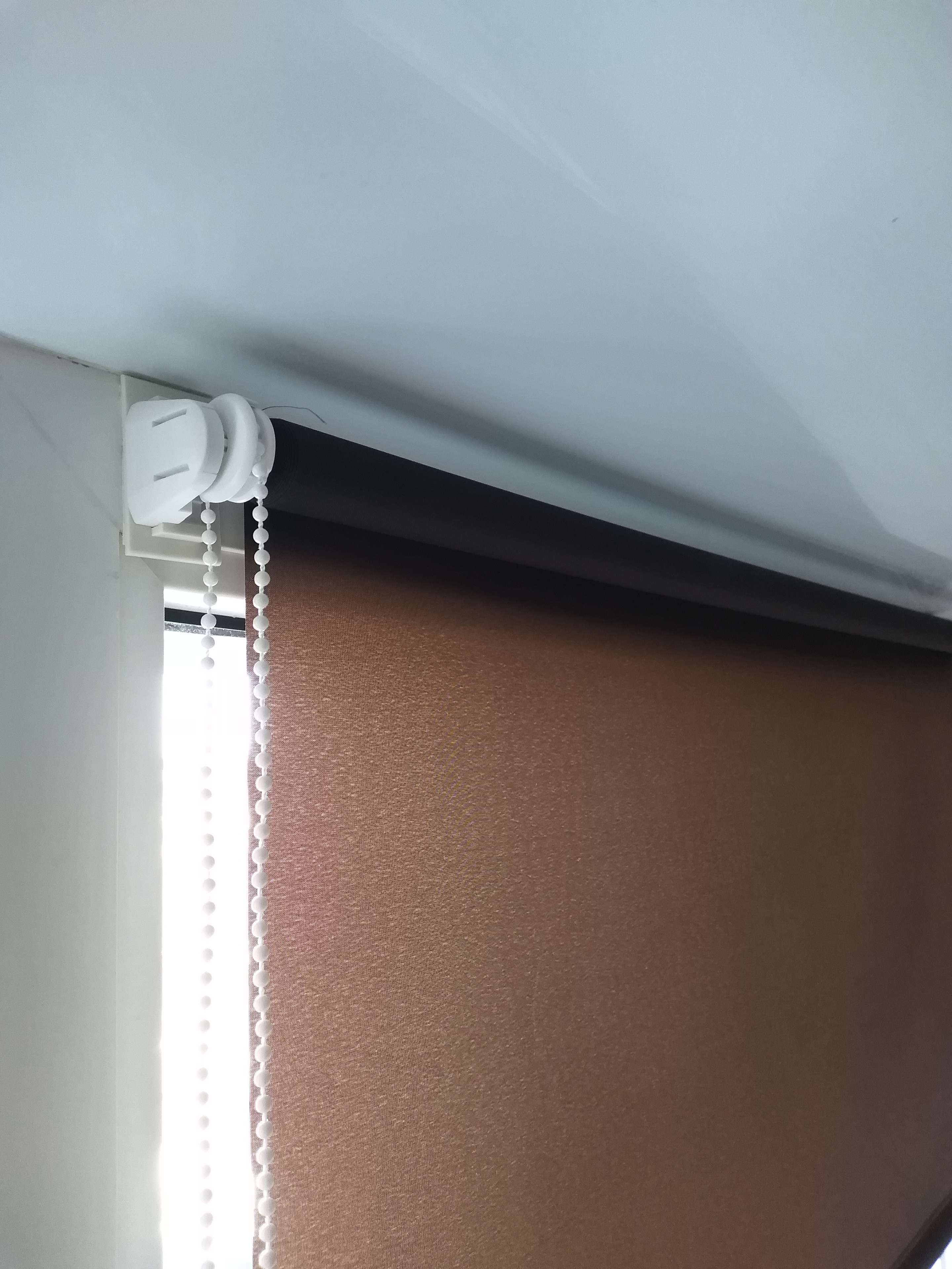 Фотография покупателя товара Рулонная штора «Комфортиссимо», 70х160 см, цвет шоколадный - Фото 6