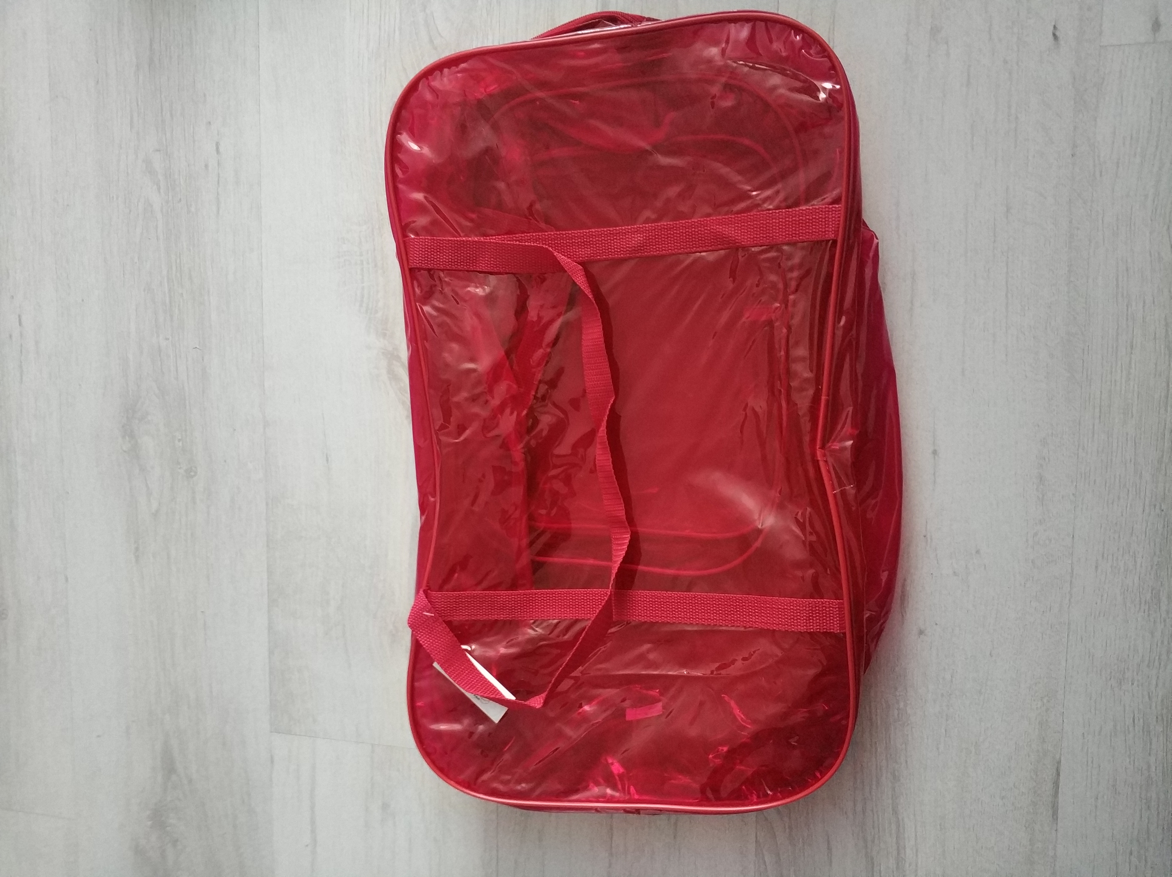Фотография покупателя товара Набор сумок в роддом, 3 шт., цветной ПВХ, цвет красный