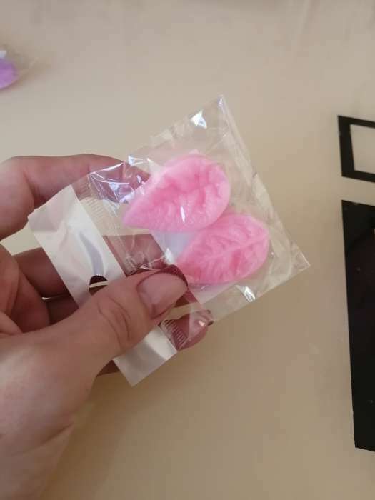 Фотография покупателя товара Молд «Лист гортензии», силикон, 2 предмета, 4×2,5 см, цвет МИКС - Фото 3