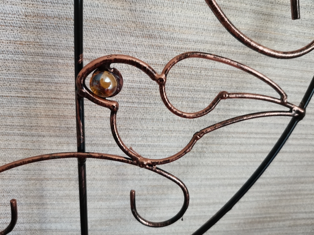 Фотография покупателя товара Подставка настенная "Клетка" большая на 3 цветка - Фото 2