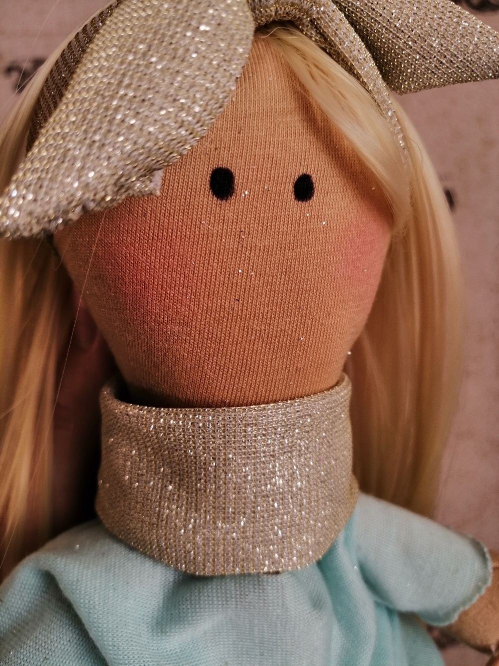 Фотография покупателя товара Набор для шитья. Интерьерная кукла «Вилу», 30 см - Фото 13