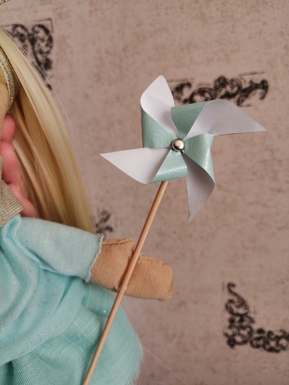 Фотография покупателя товара Набор для шитья. Интерьерная кукла «Вилу», 30 см - Фото 10