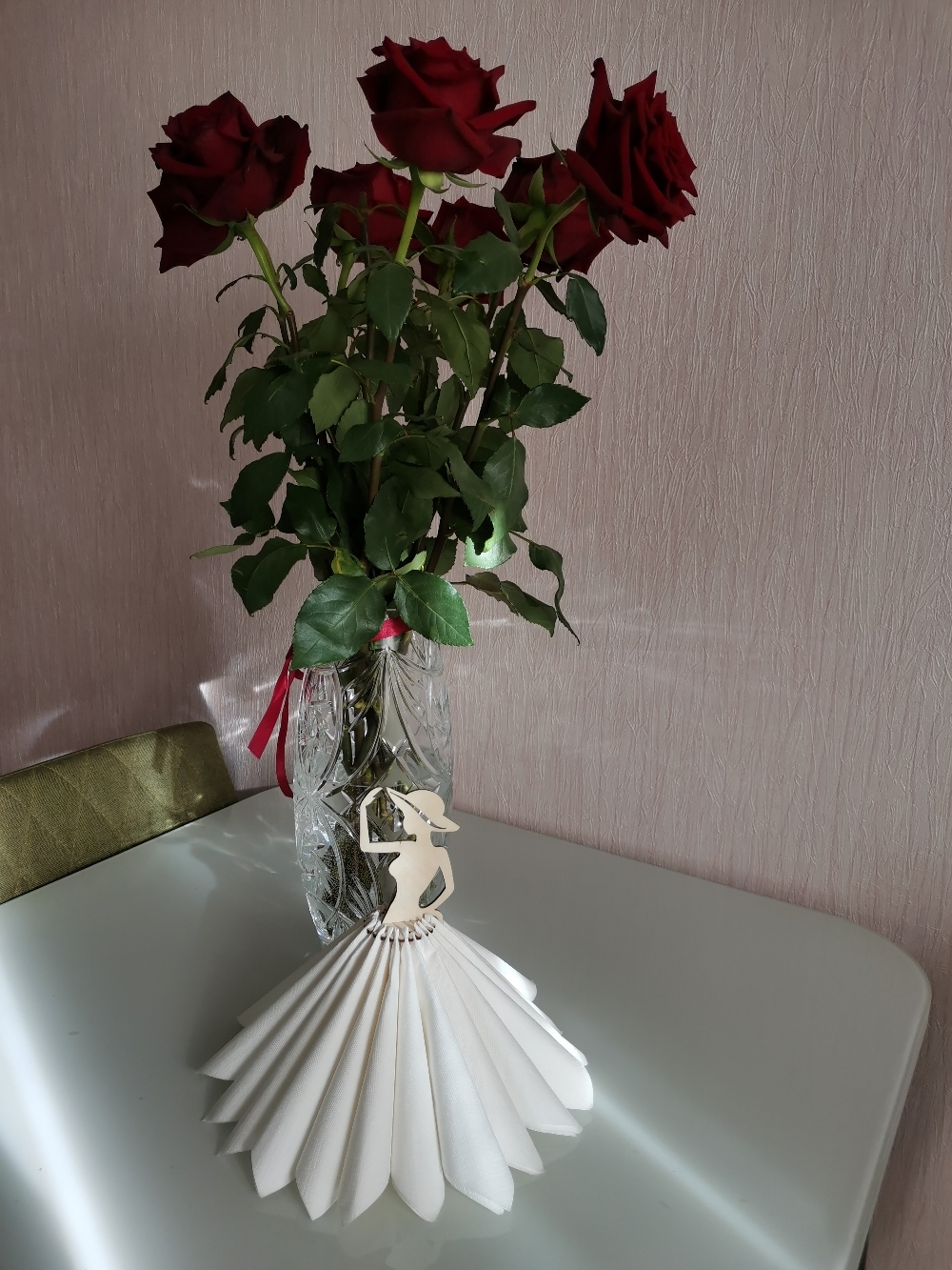 Фотография покупателя товара Салфетница «Дама в шляпе», 13×6,5×21 см - Фото 1