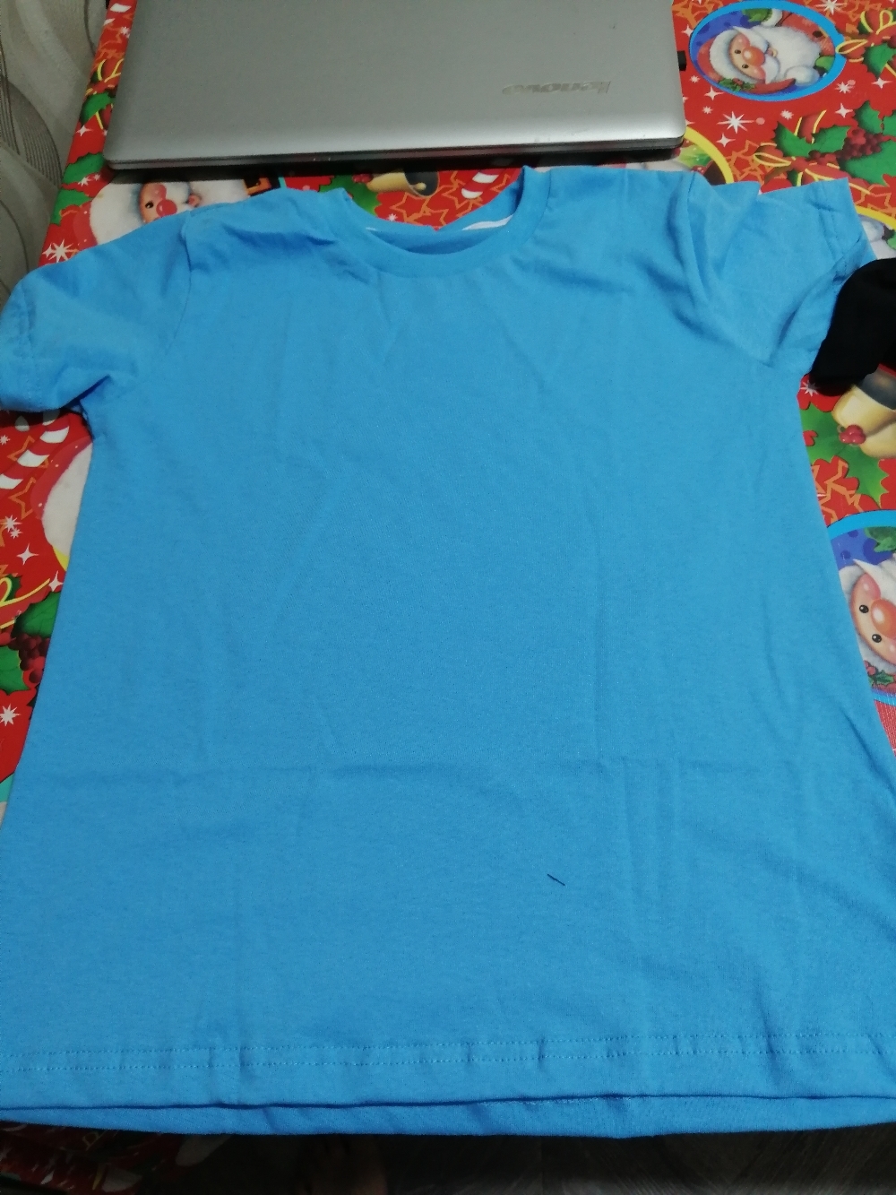 Фотография покупателя товара Футболка детская, цвет синий, рост 146 см - Фото 2