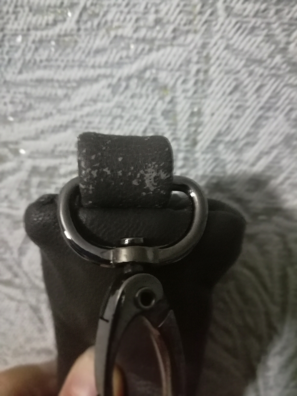 Фотография покупателя товара Ключница на молнии, металлическое кольцо, цвет МИКС