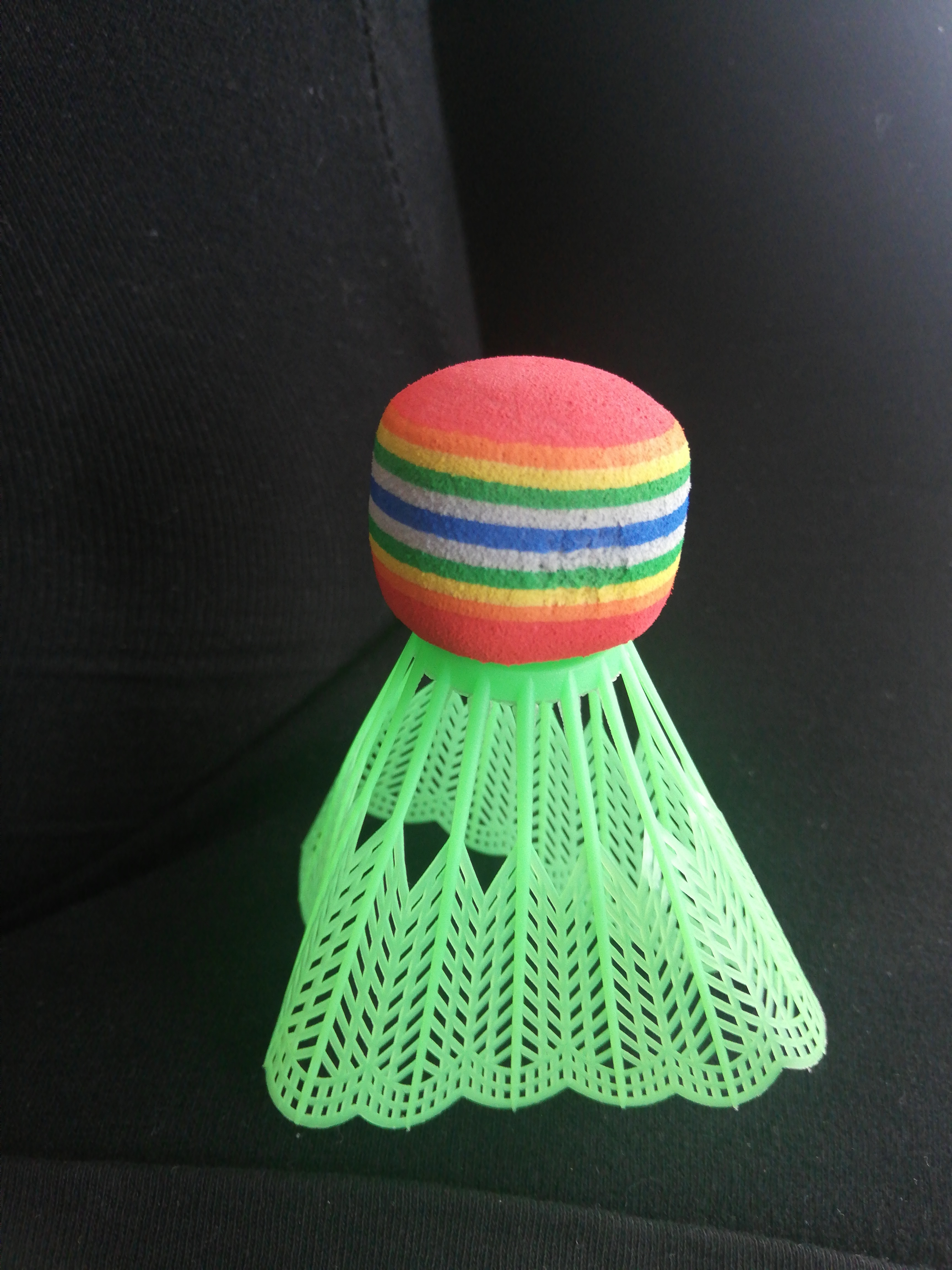 Фотография покупателя товара Набор для бадминтона ONLYTOP: 2 ракетки, волан, в сетке, цвета МИКС - Фото 4