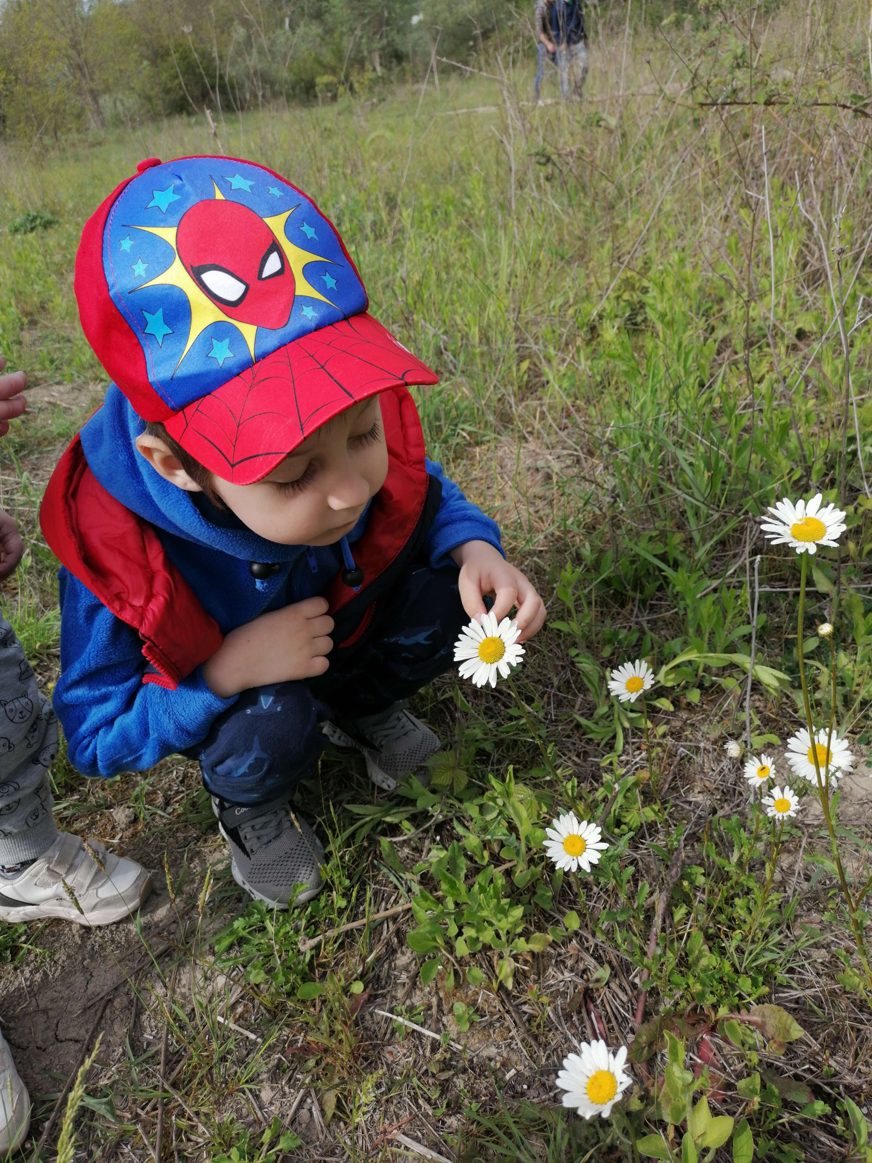 Фотография покупателя товара Кепка детская, размер 52-56 «Человек-паук» - Фото 2
