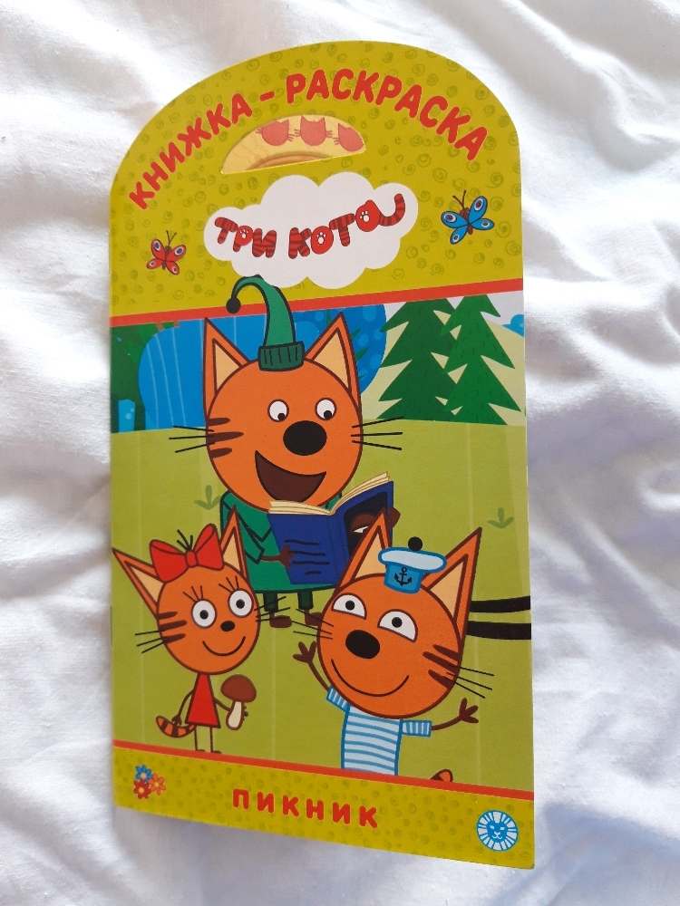 Фотография покупателя товара Книжка-раскраска «Три Кота. Пикник» - Фото 1