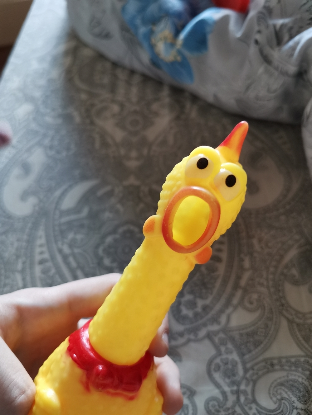 Фотография покупателя товара Игрушка пищащая "Курица", 31 см - Фото 1