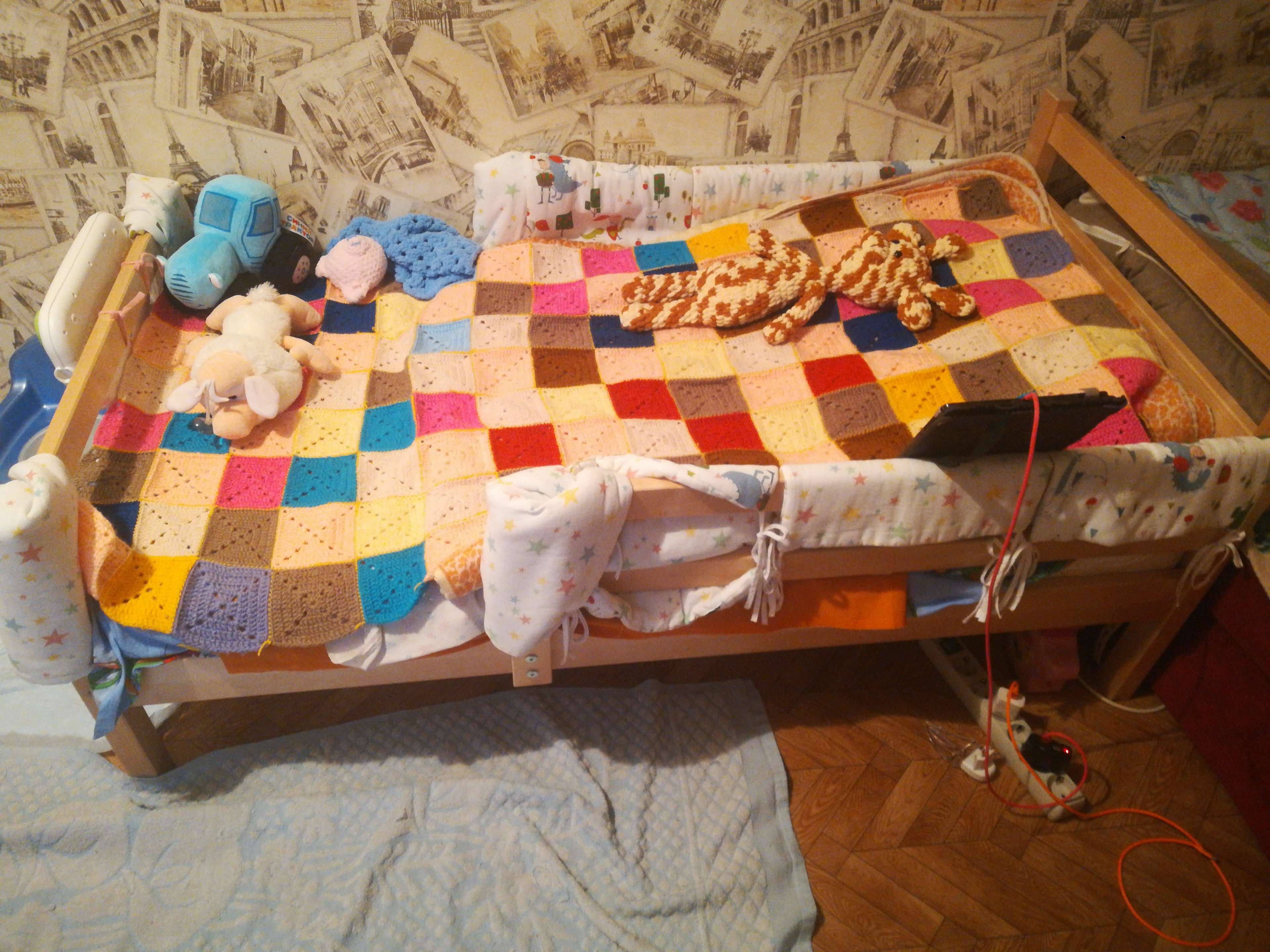Фотография покупателя товара Кровать подростковая «Колибри», 140х70 см, цвет натуральный - Фото 3