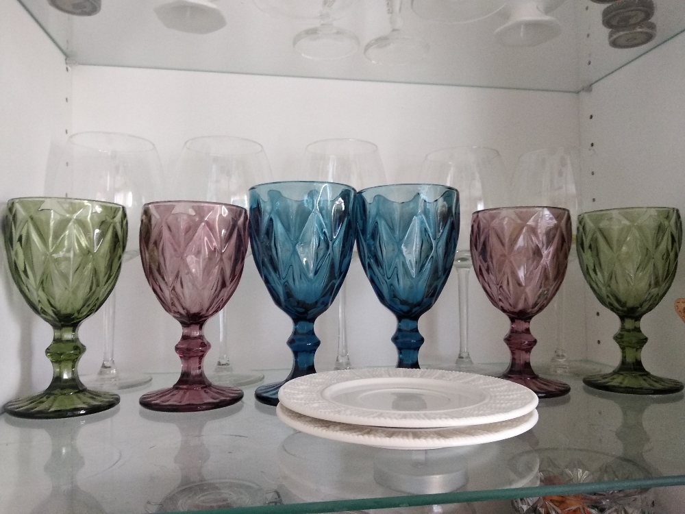 Фотография покупателя товара Бокал стеклянный Magistro «Круиз», 250 мл, 8×15,3 см, цвет синий - Фото 25