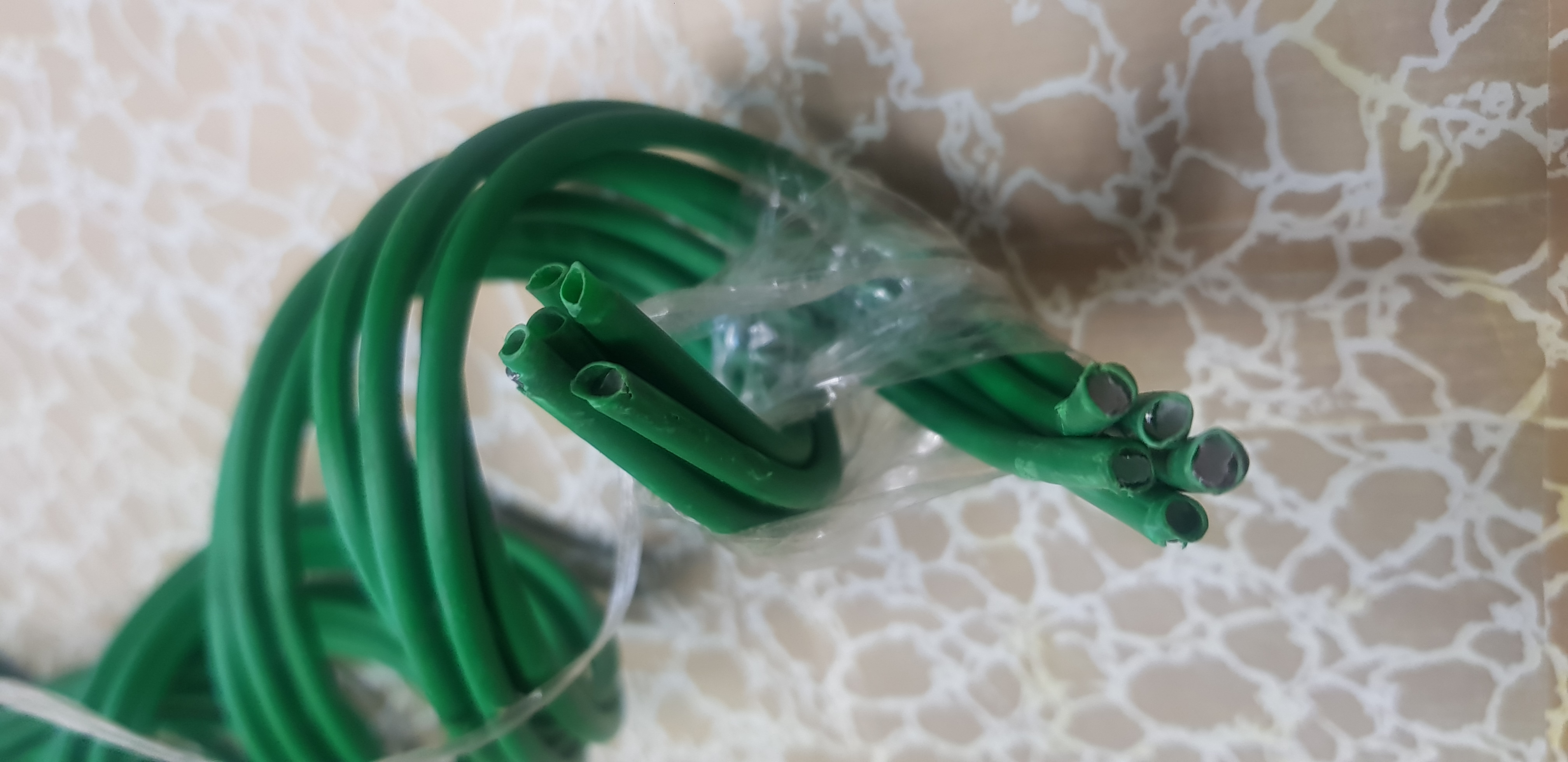 Фотография покупателя товара Кустодержатель для цветов, d = 5 см, h = 50 см, металл, зелёный, «Спираль» - Фото 7